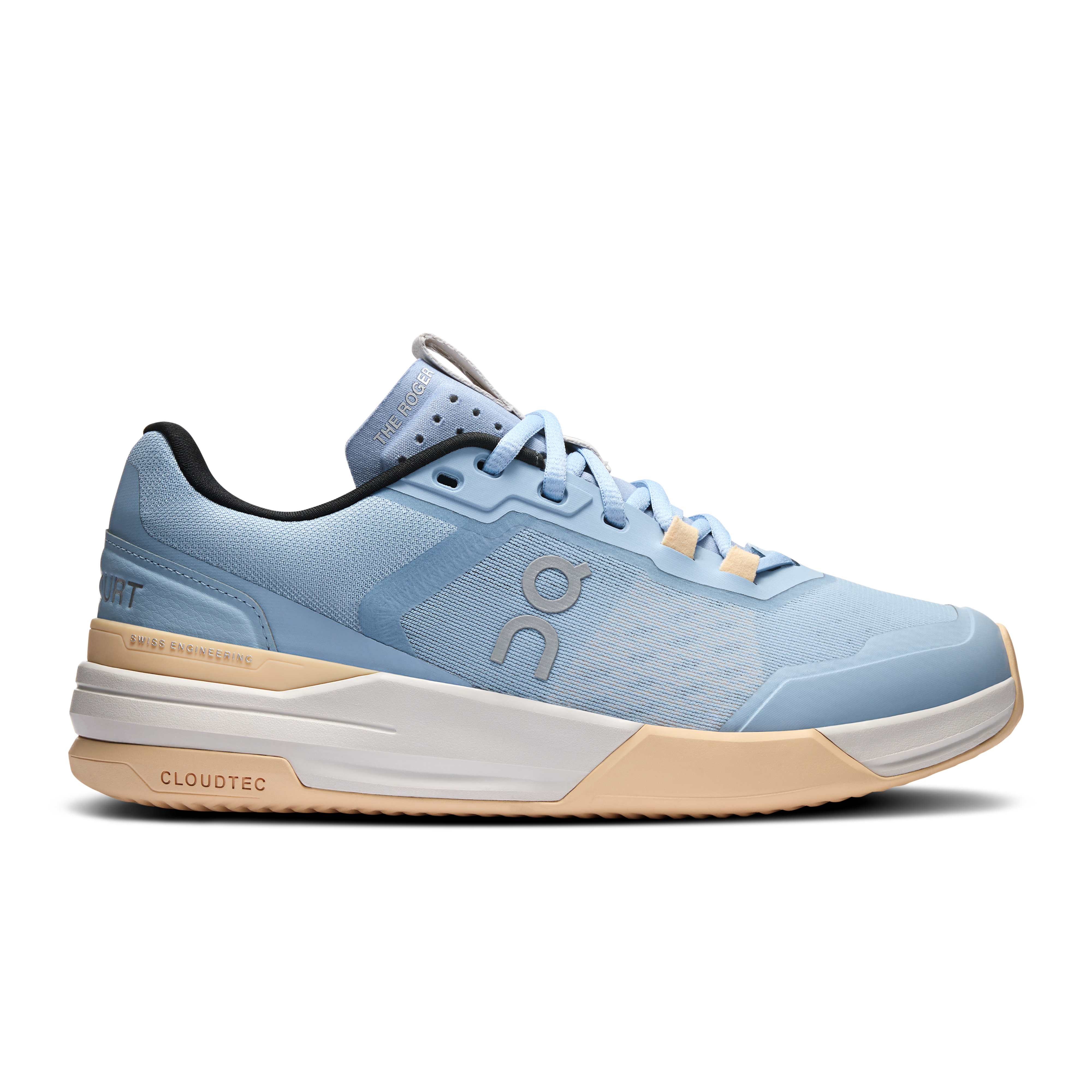 THE ROGER Advantage Pro Clay Tennis Shoe in Chambray/Blonde