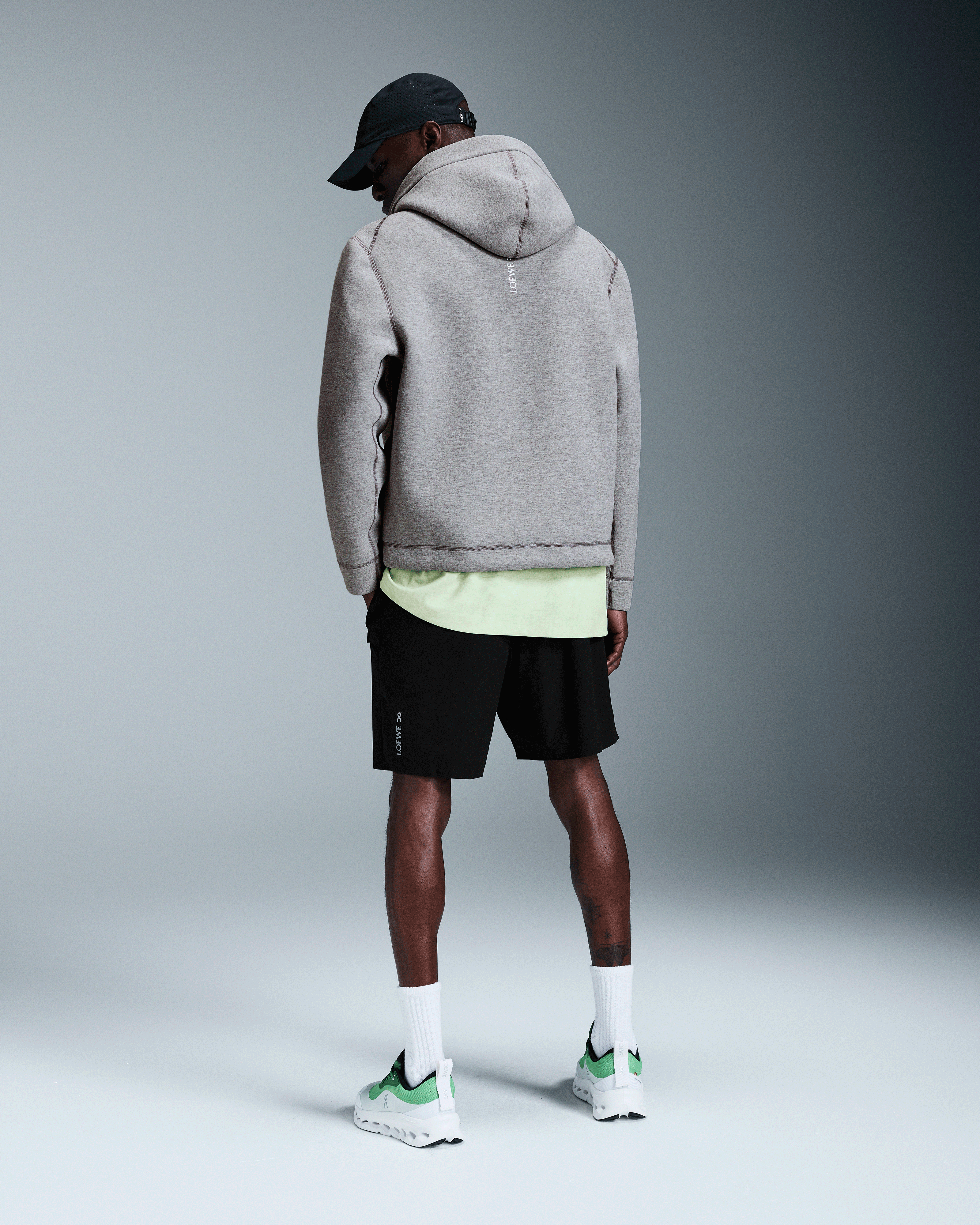 On Mid Length Shorts LOEWE Black Unisex Shorts