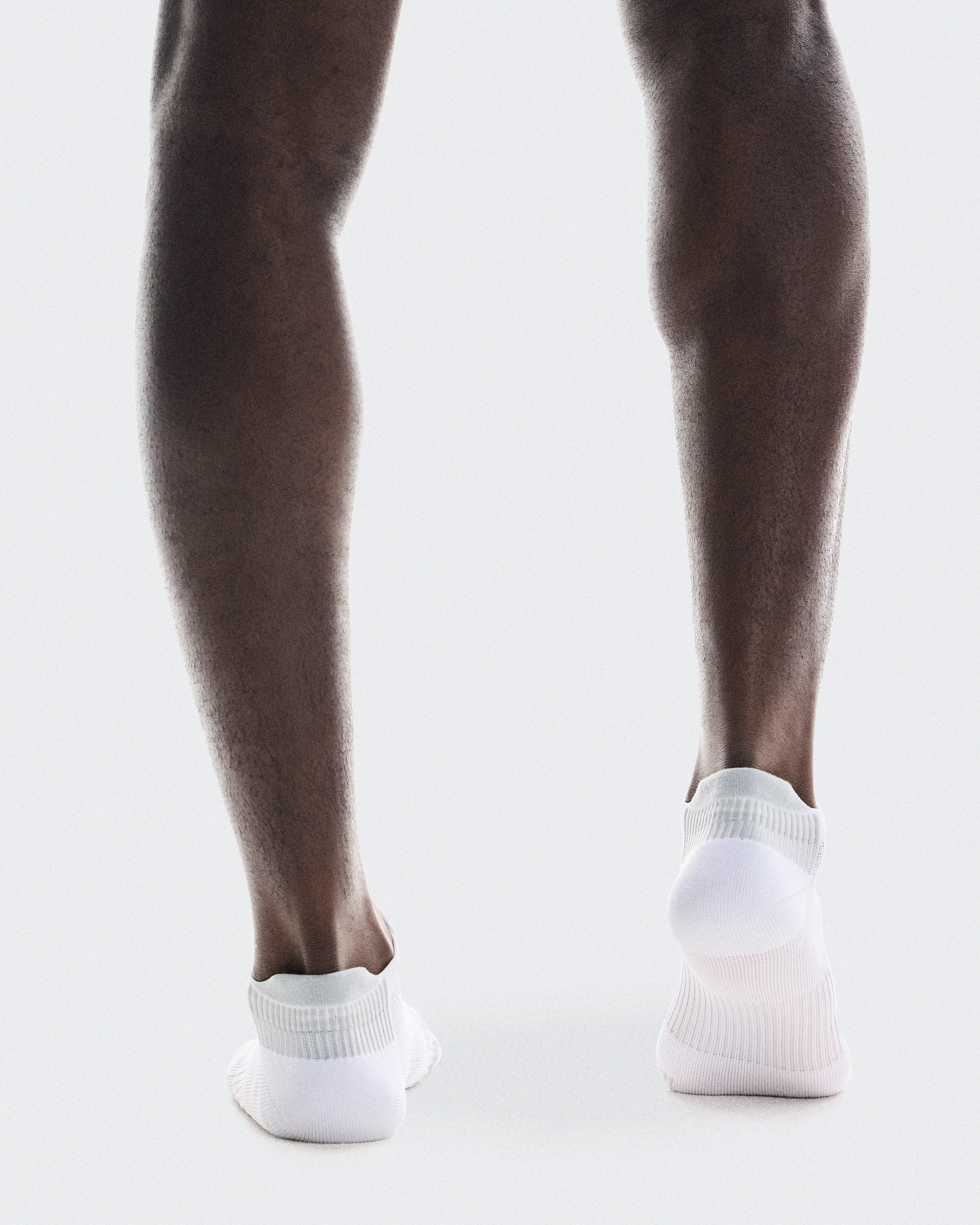 On Performance Run Sock Low White & Glacier Unisex Socks
