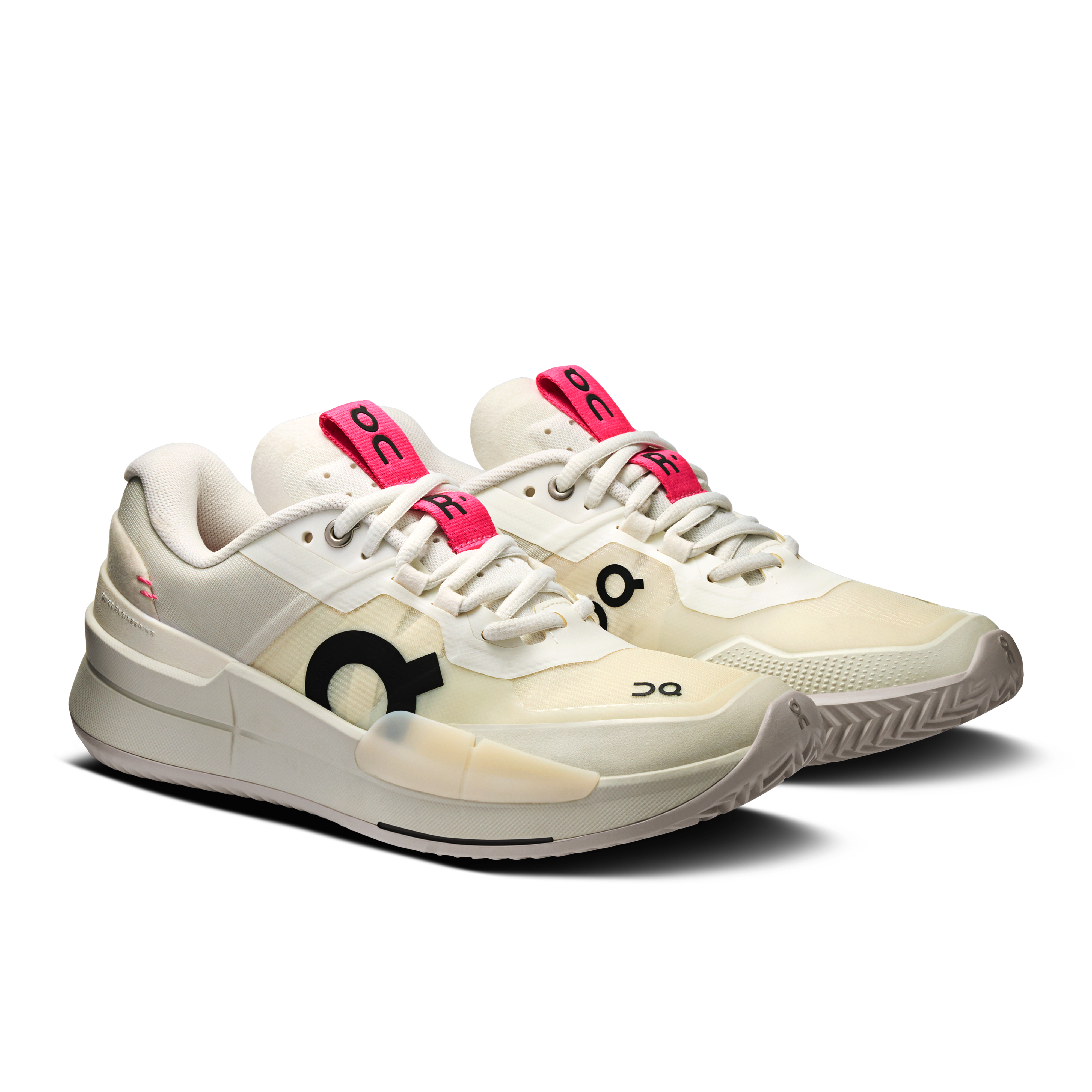 On THE ROGER Pro 2 Clay Ice & Pink Women Tennis Shoes