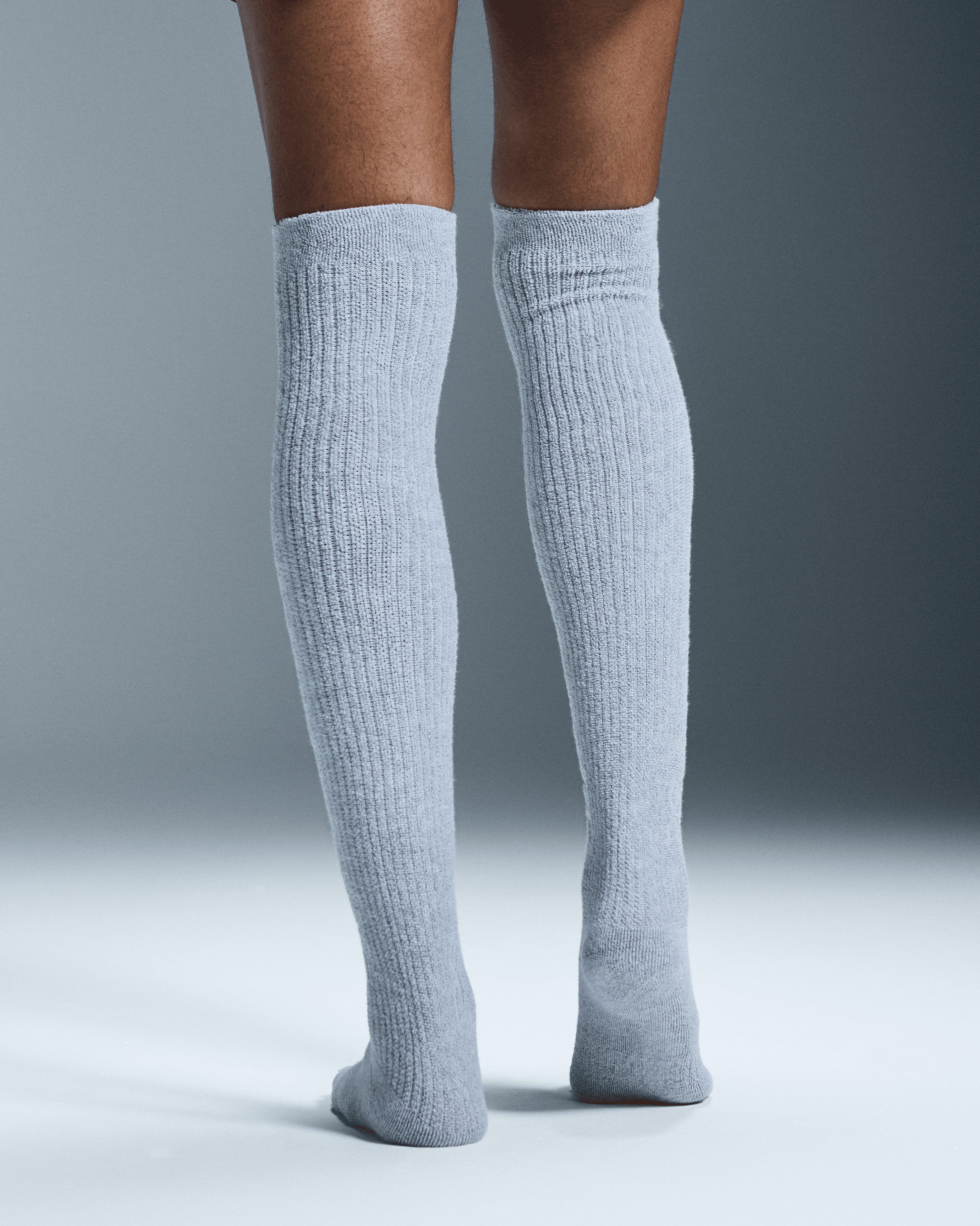 On Terry Sock Knee High Heather Gray Unisex Socks