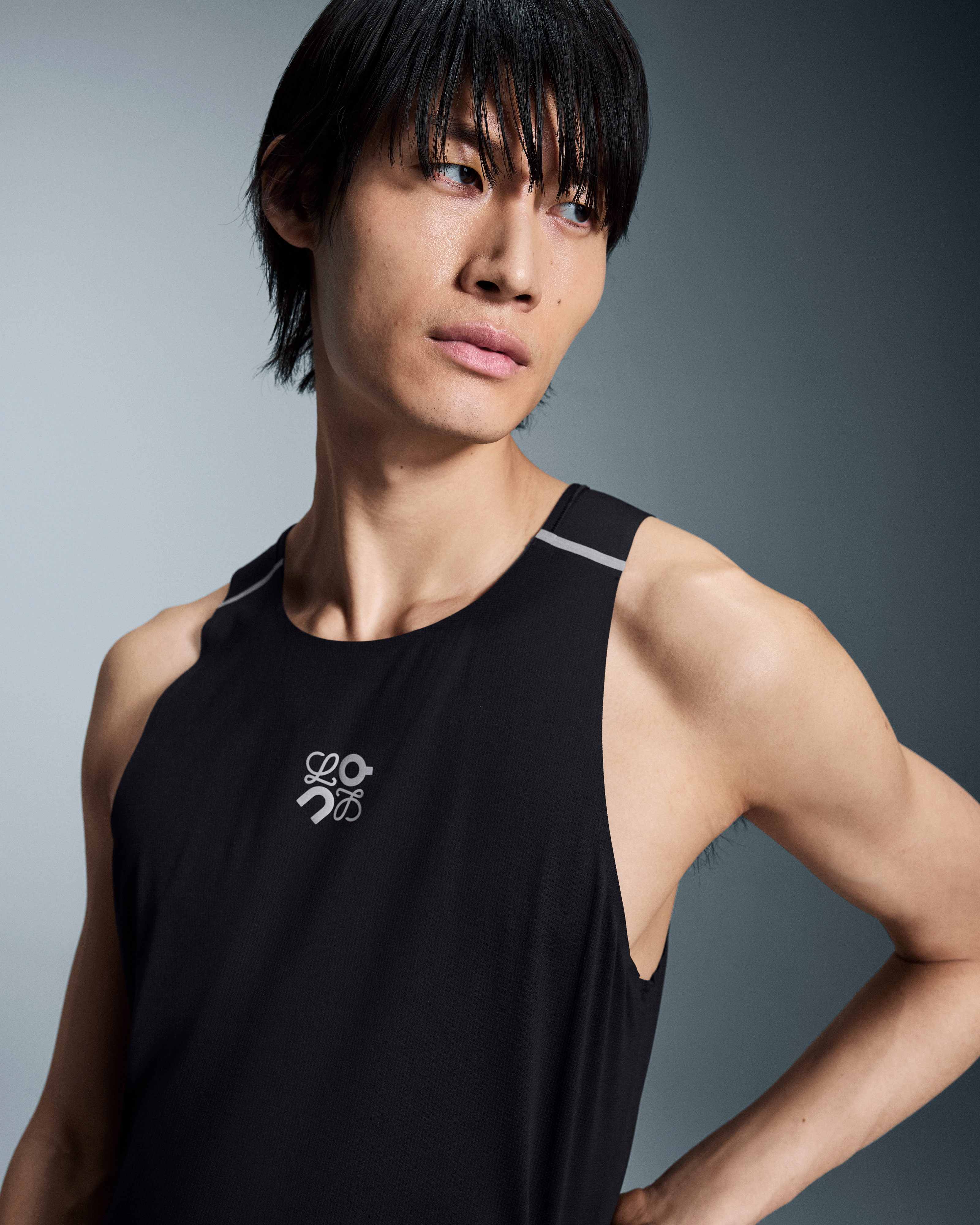 On Performance Tank Top LOEWE Black Men Tops and t-shirts