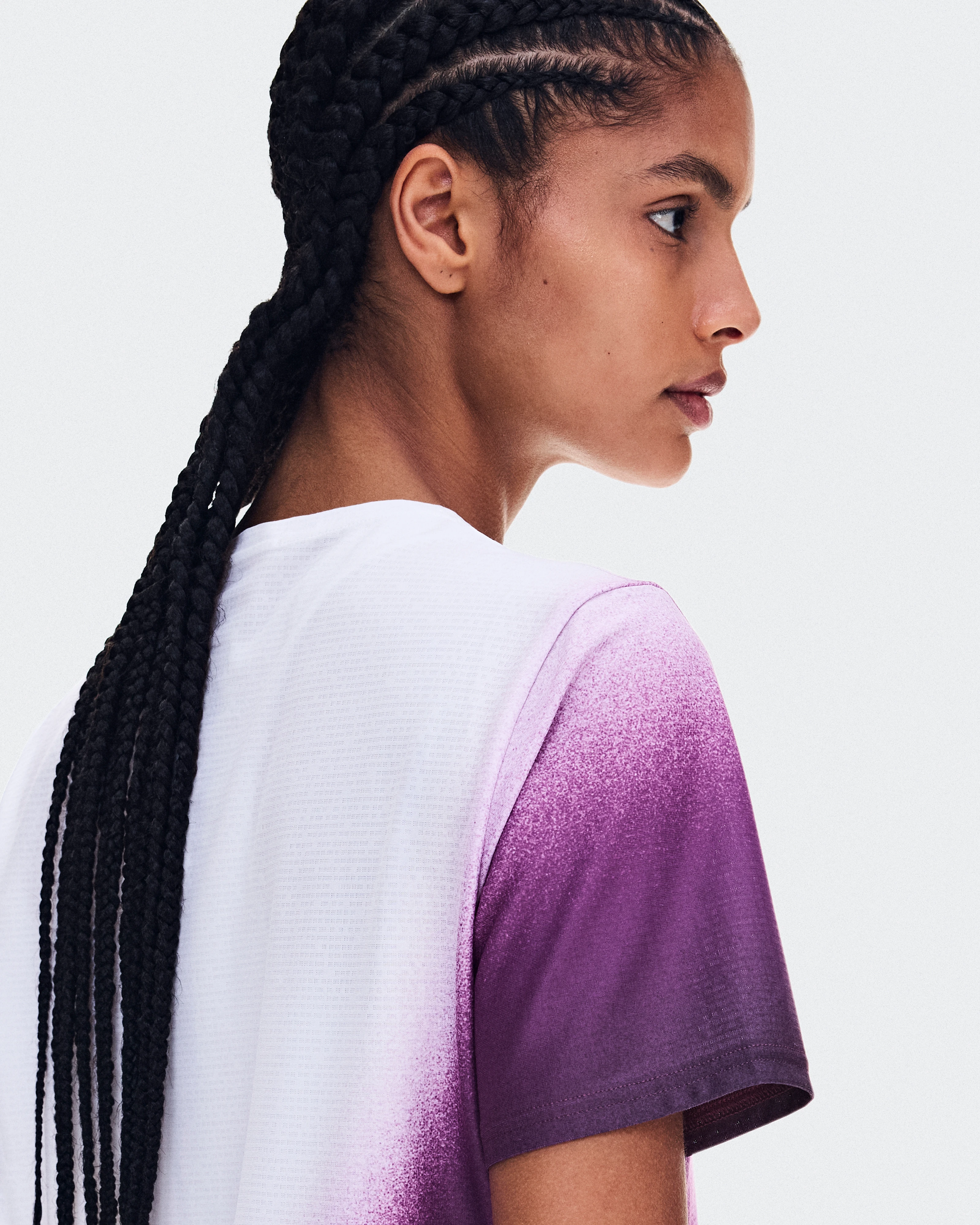 On Court-T Swing White & Cassis Women Tops and t-shirts