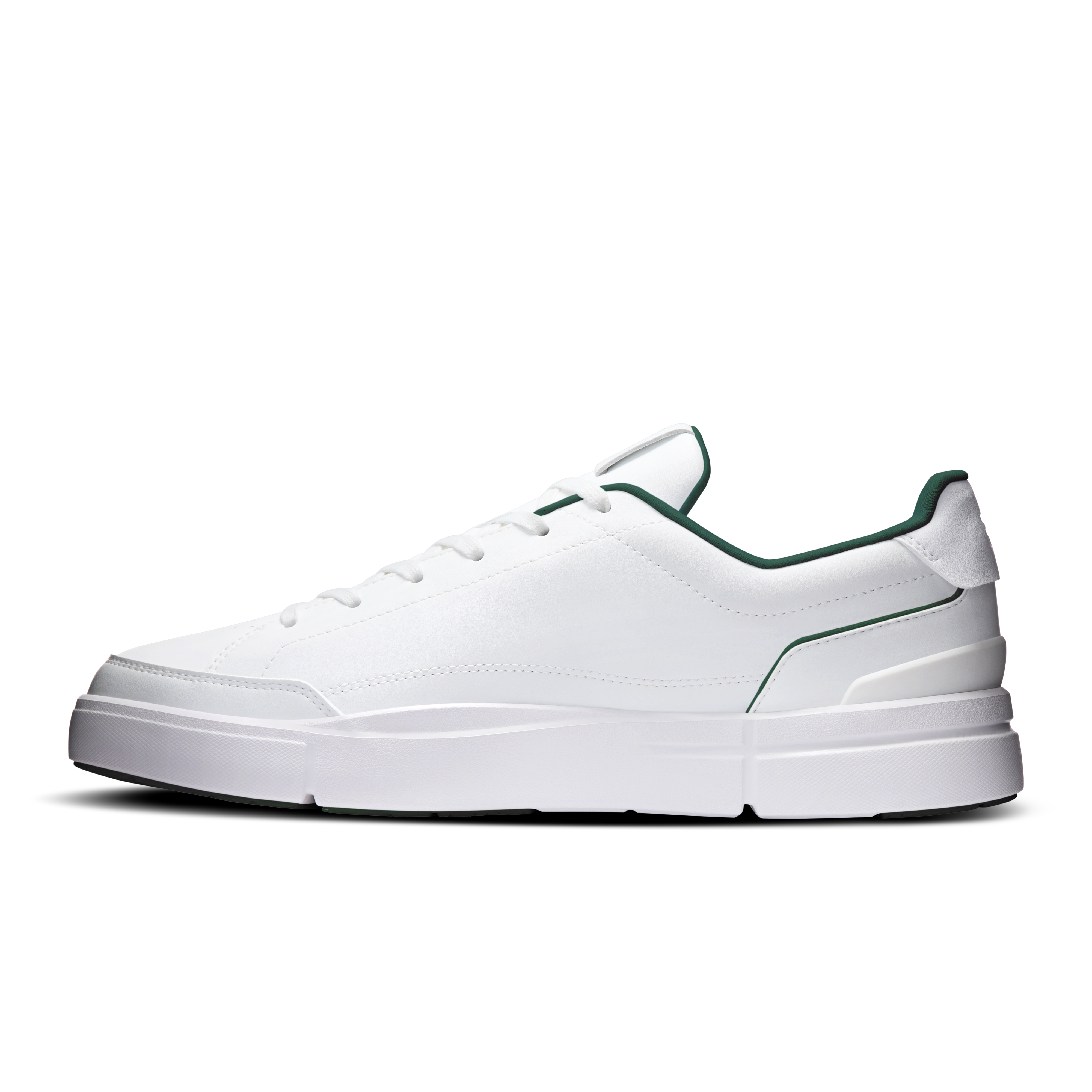 On THE ROGER Centre Court White & Evergreen Women Active life Shoes