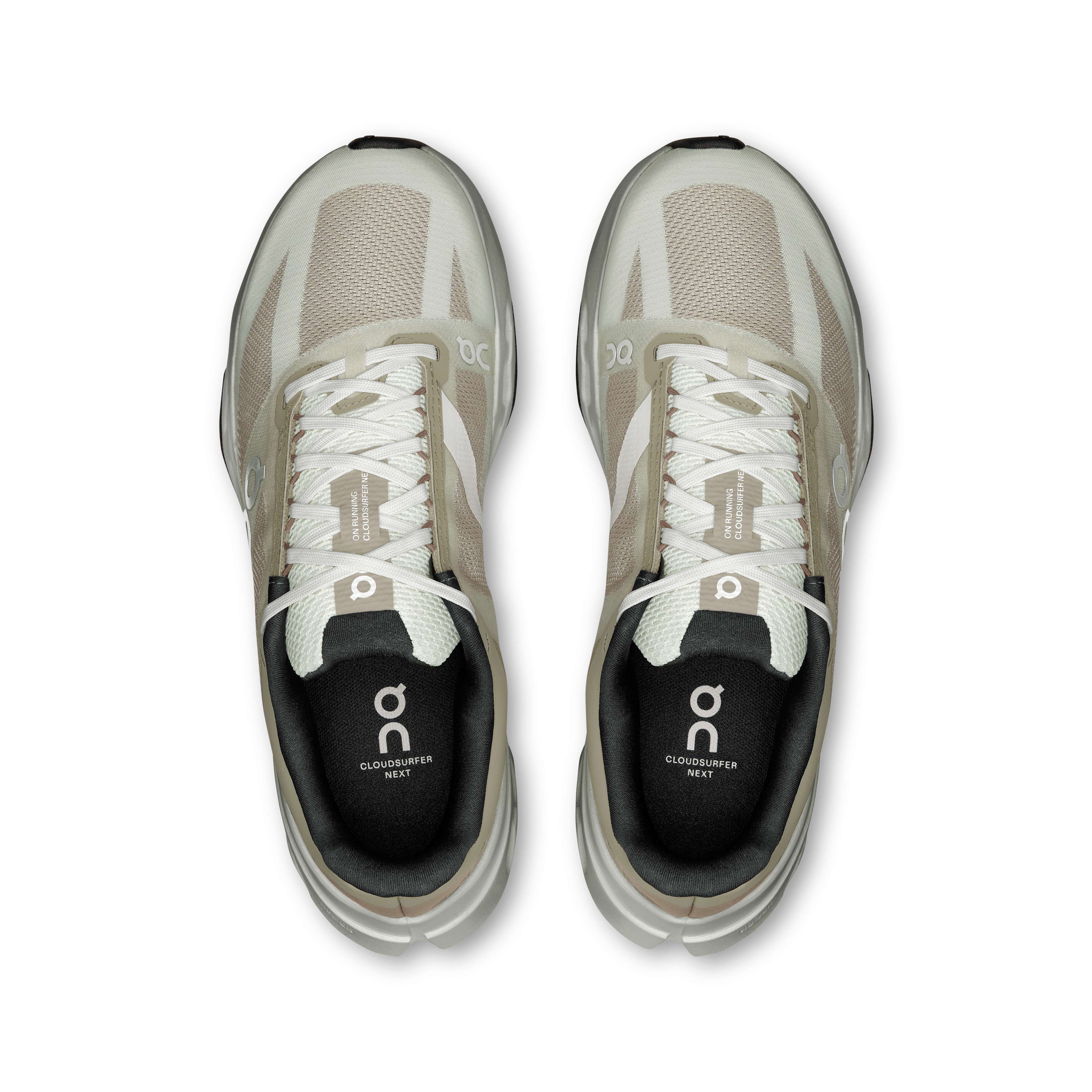 On Cloudsurfer Next Fog & Ivory Women Road running Shoes
