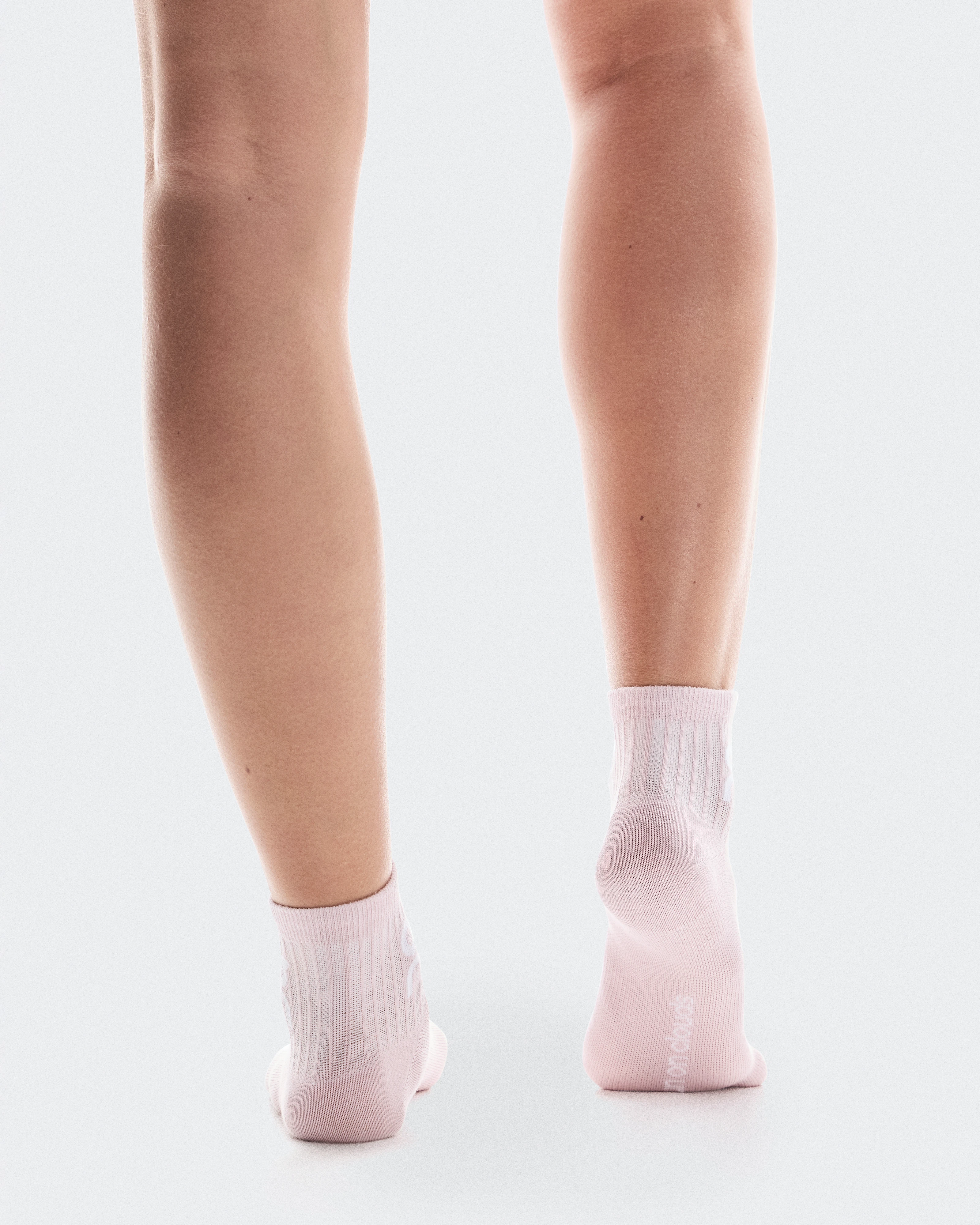On Logo Sock Mid 3P Mauve & Lavendula Unisex Socks