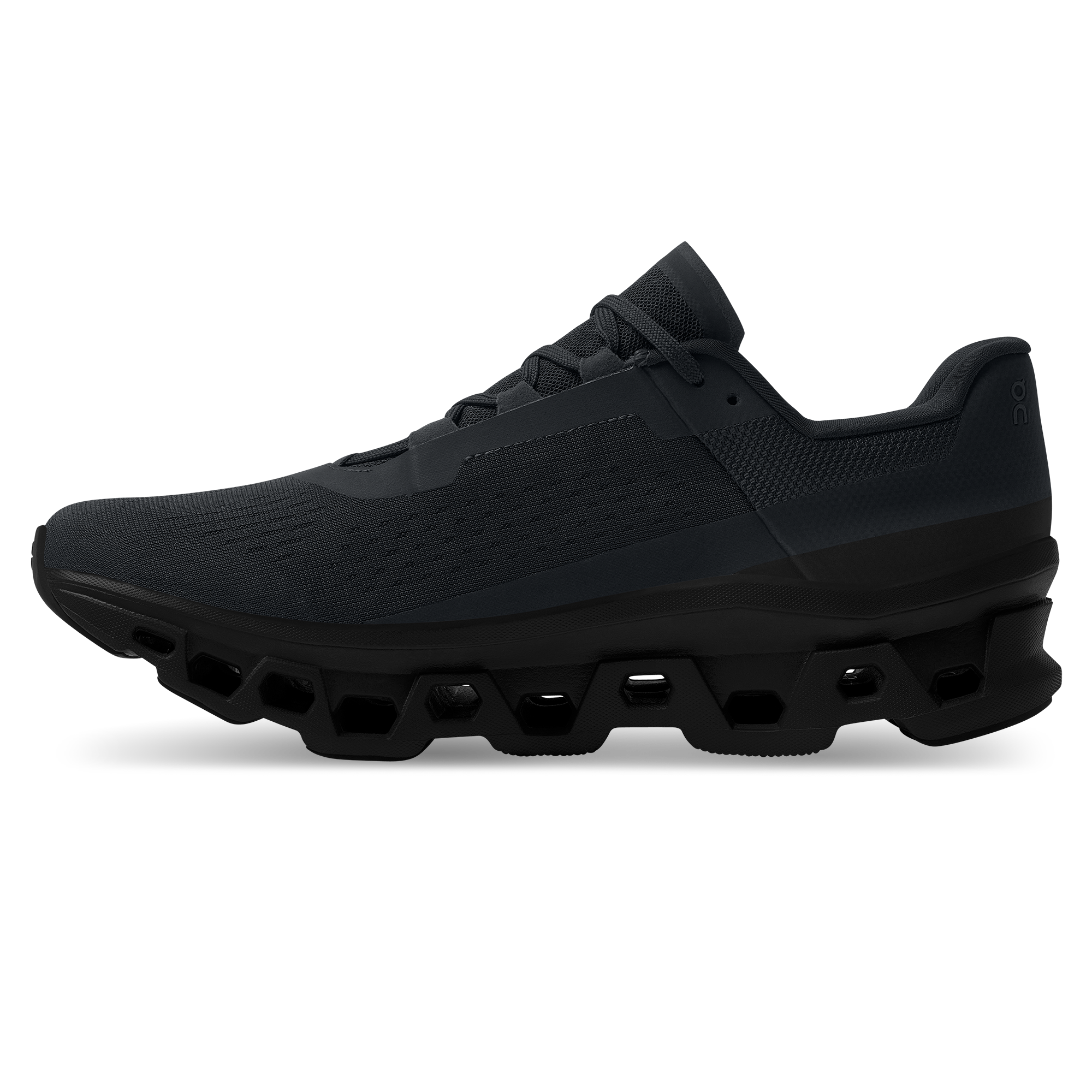 On Cloudmonster All Black Men Road running Shoes