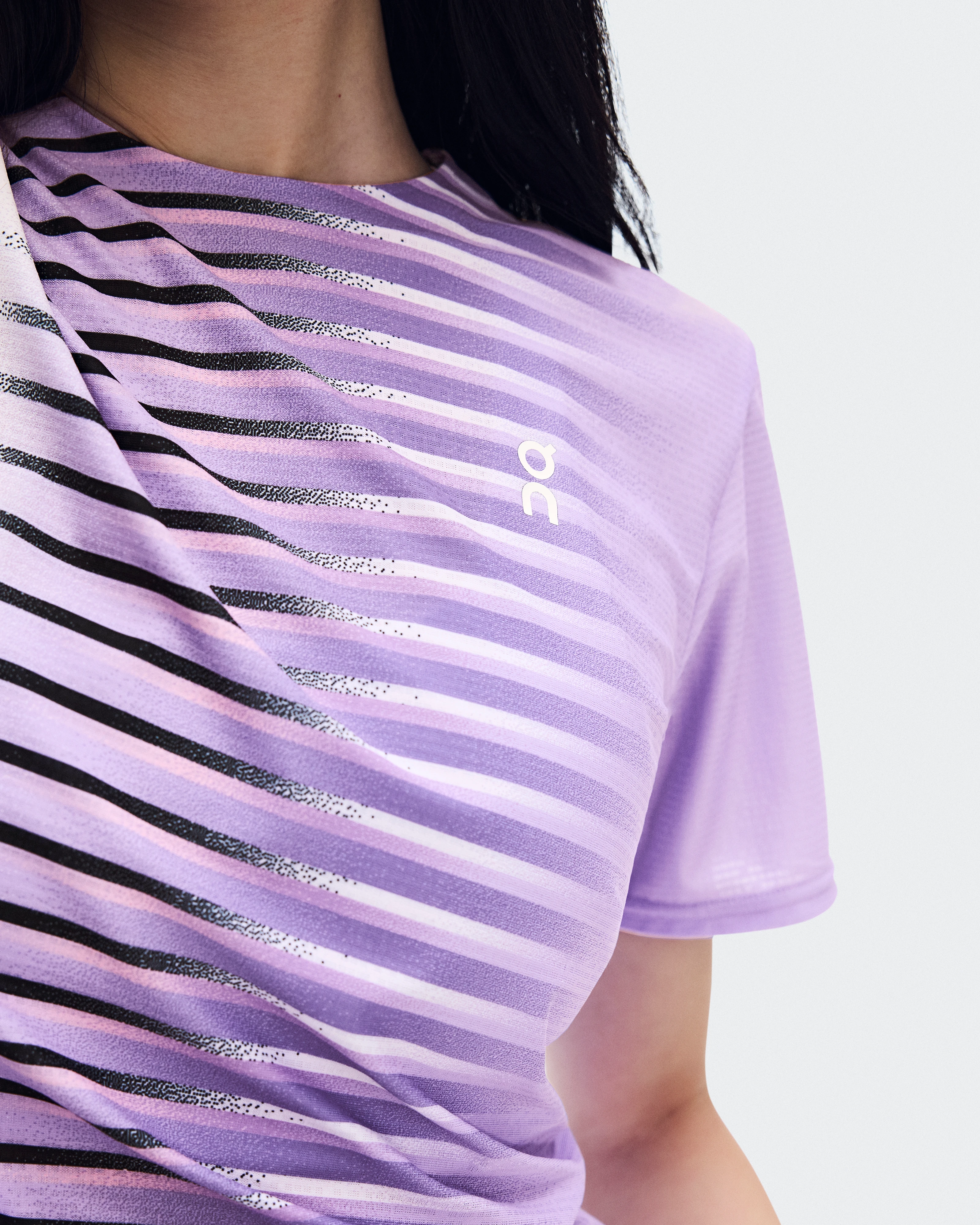 On Court-T Edge Bloom & White Women Tops and t-shirts
