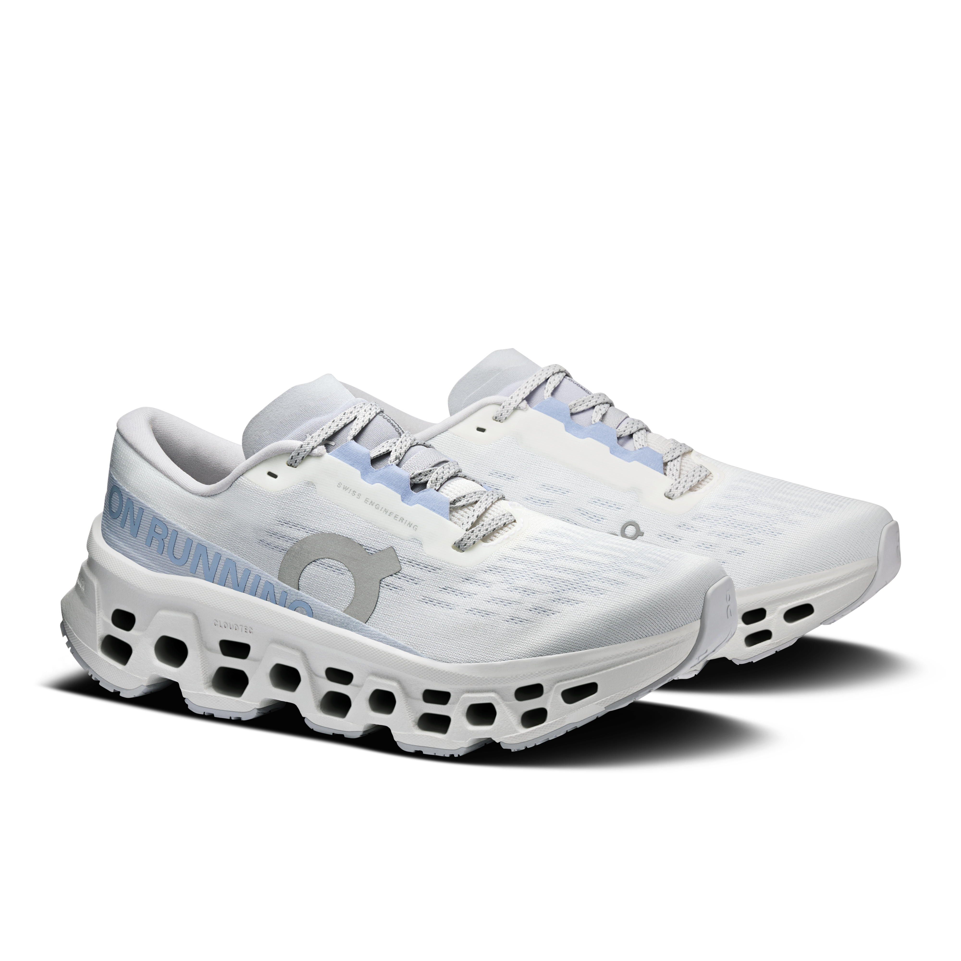 On Cloudmonster 3 White & Frost Women Road running Shoes
