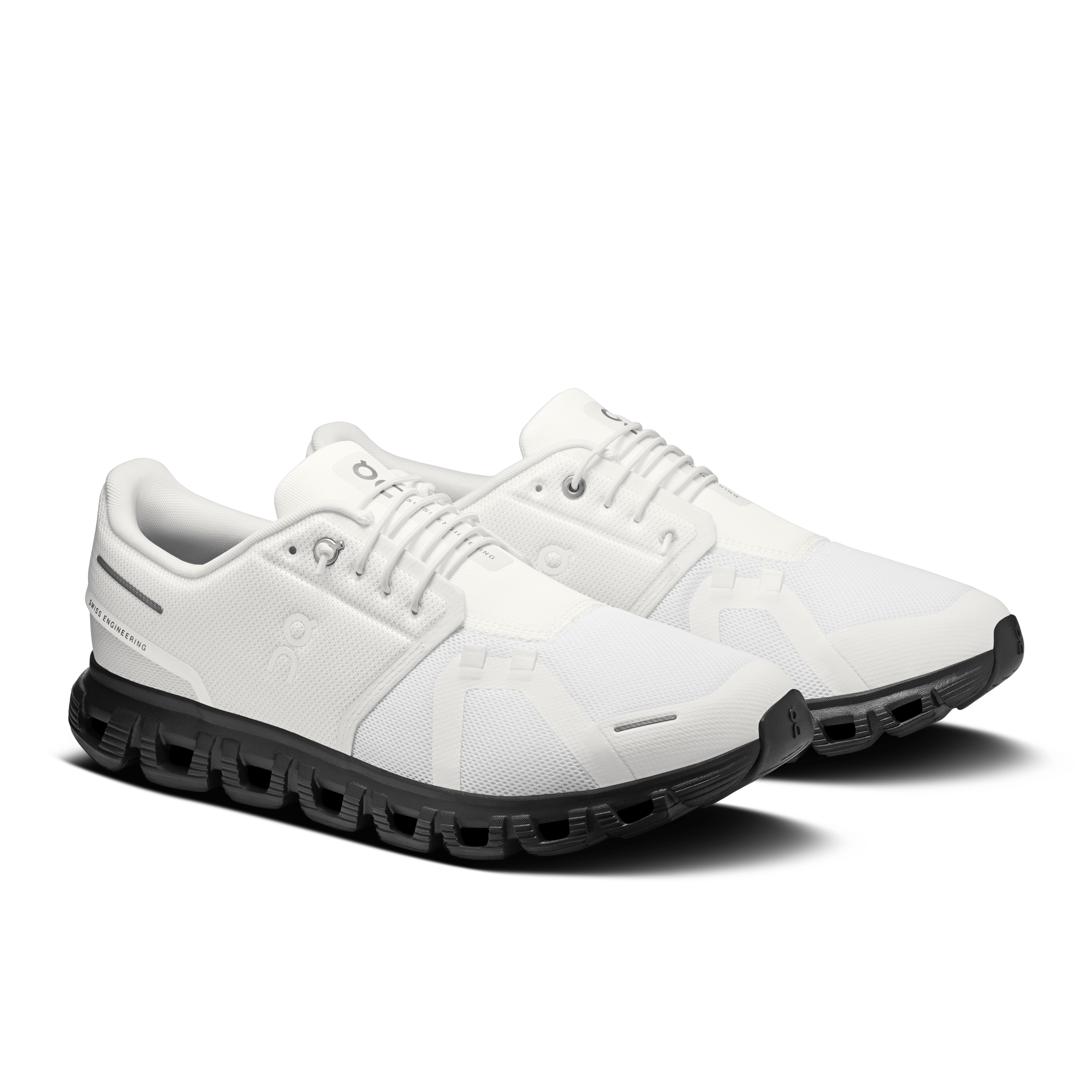 On Cloud 6 White & Black Men Active life Shoes