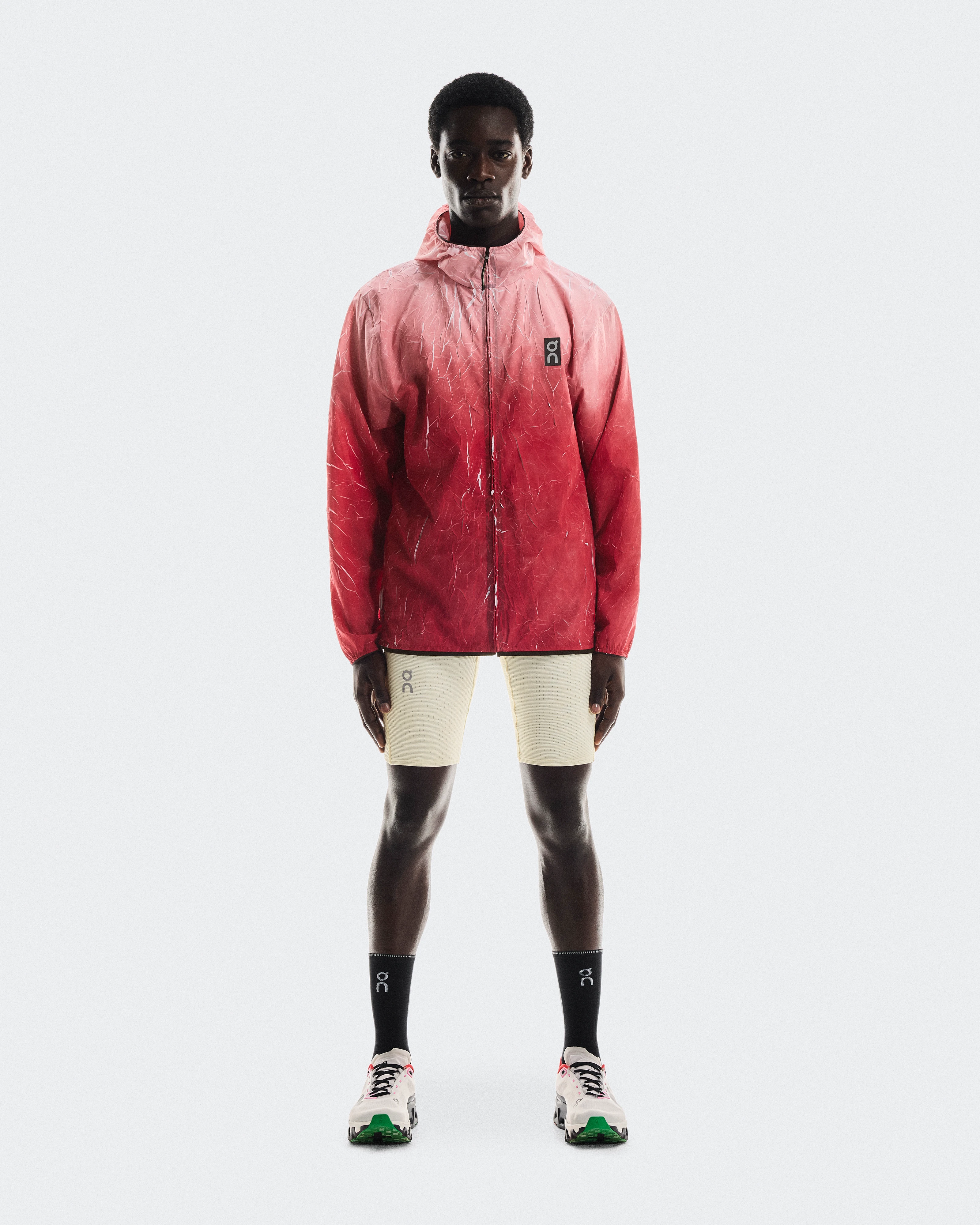 On Pace Run Jacket Red Men Jackets