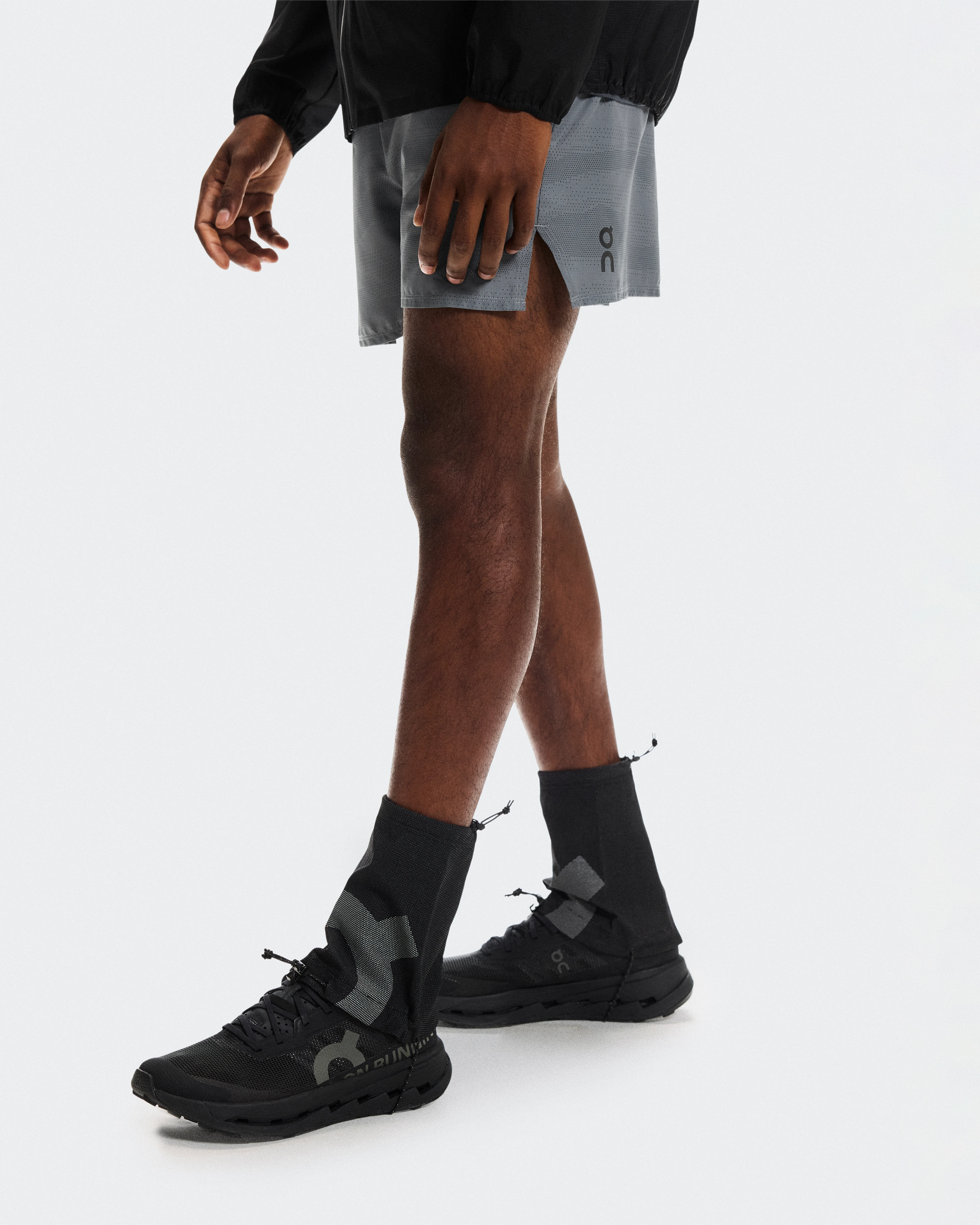On Trail Shoe Gaiter Black Unisex Shoe gaiters