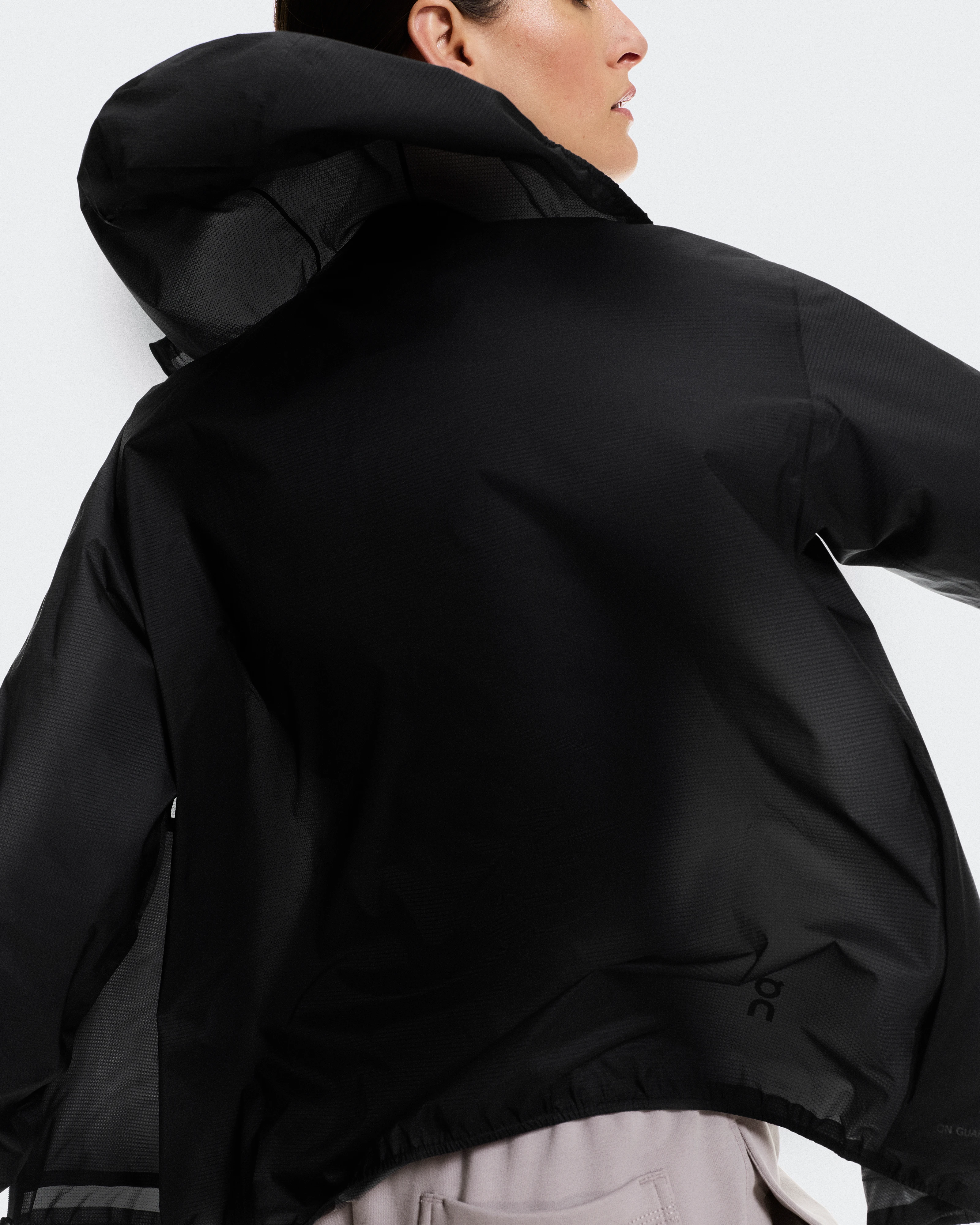 On Explore Lightweight Waterproof Jacket Black Women Jackets