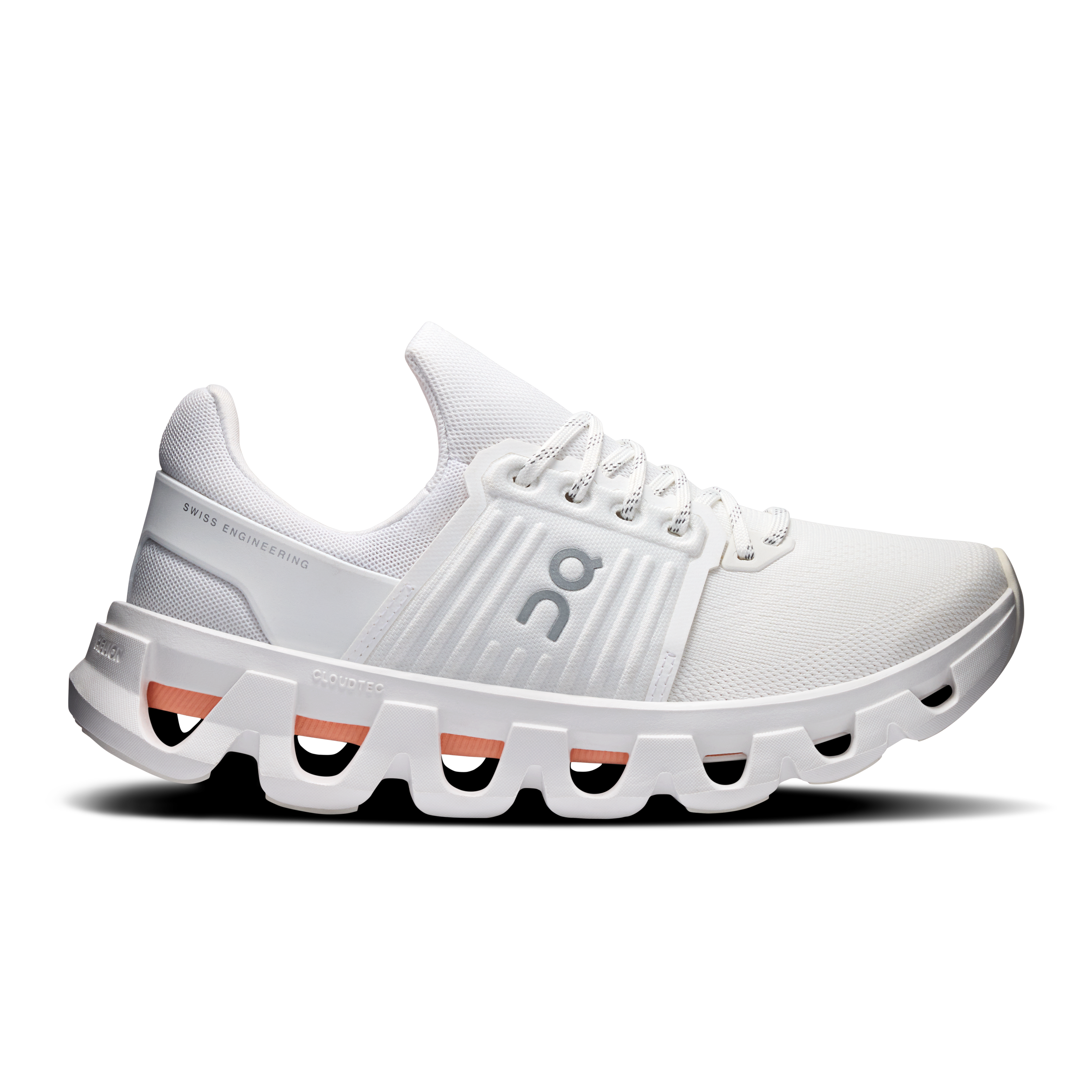 On Cloudswift 4 AD White & Sunstone Women – All-day, city life, water-repellent Shoes
