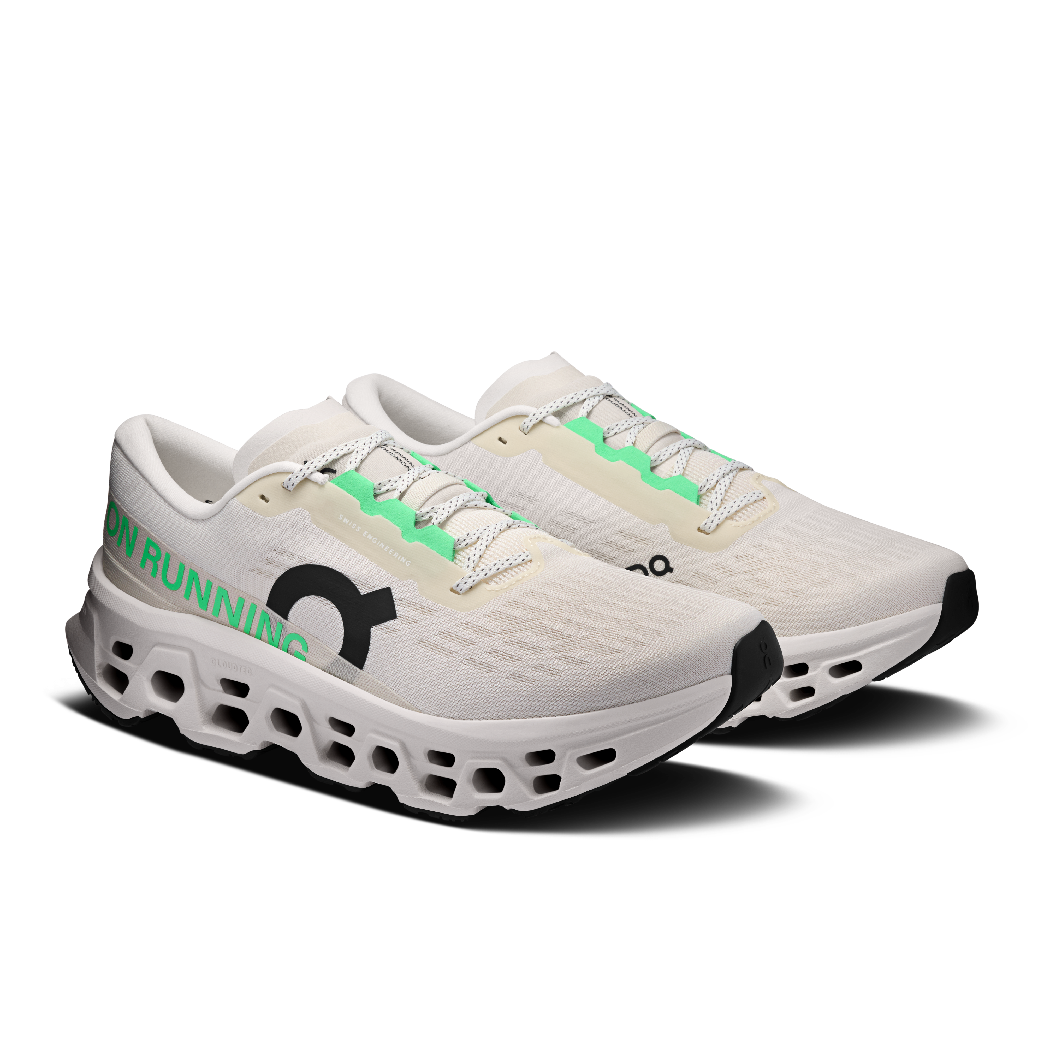 On Cloudmonster 3 Ivory & Ivory Men Road running Shoes