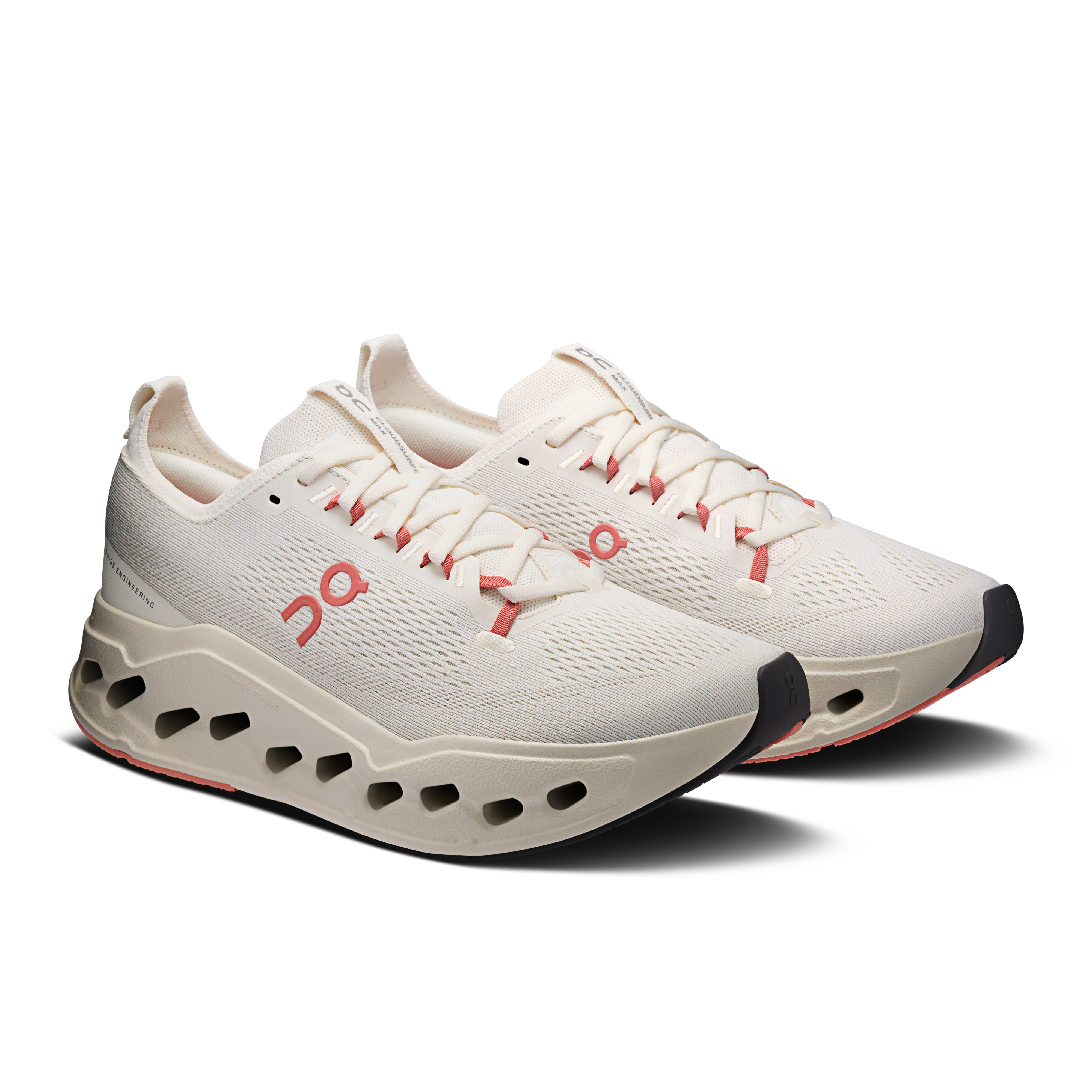 On Cloudsurfer Max Ivory & Dustrose Men Road running Shoes