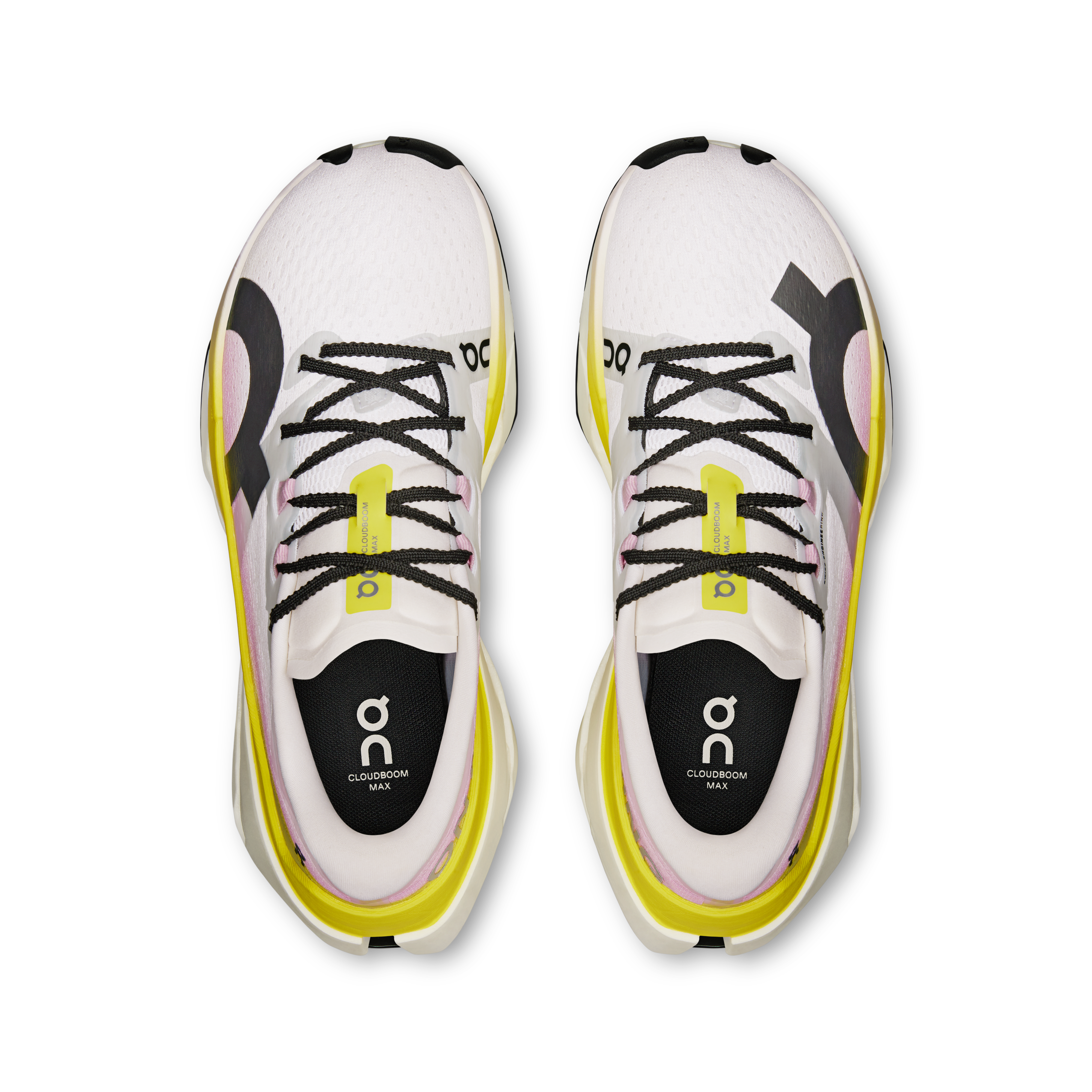 On Cloudboom Max Lime & Raspberry Women Road running Shoes