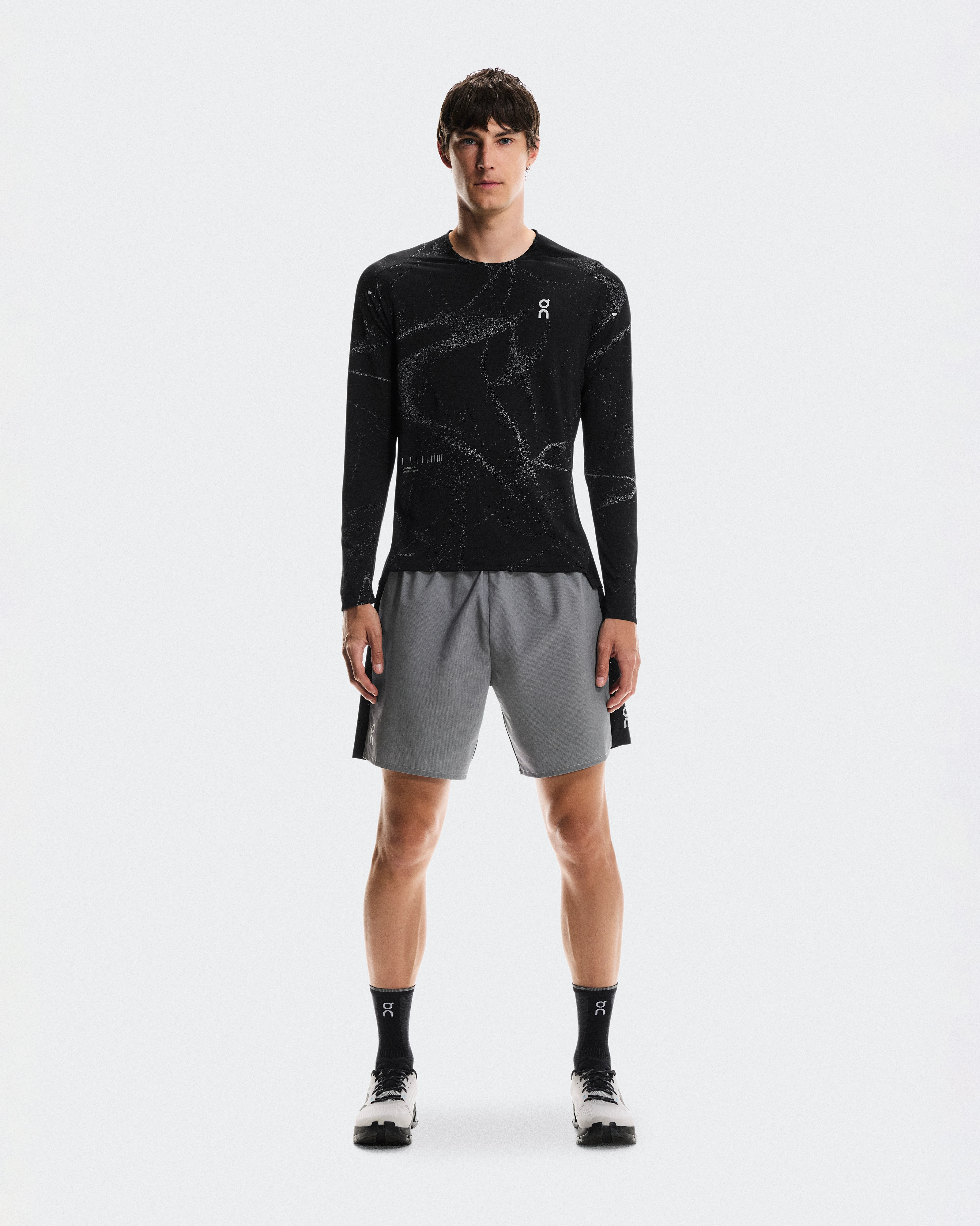 On Performance Shorts Lumos Eclipse & Black Men Shorts