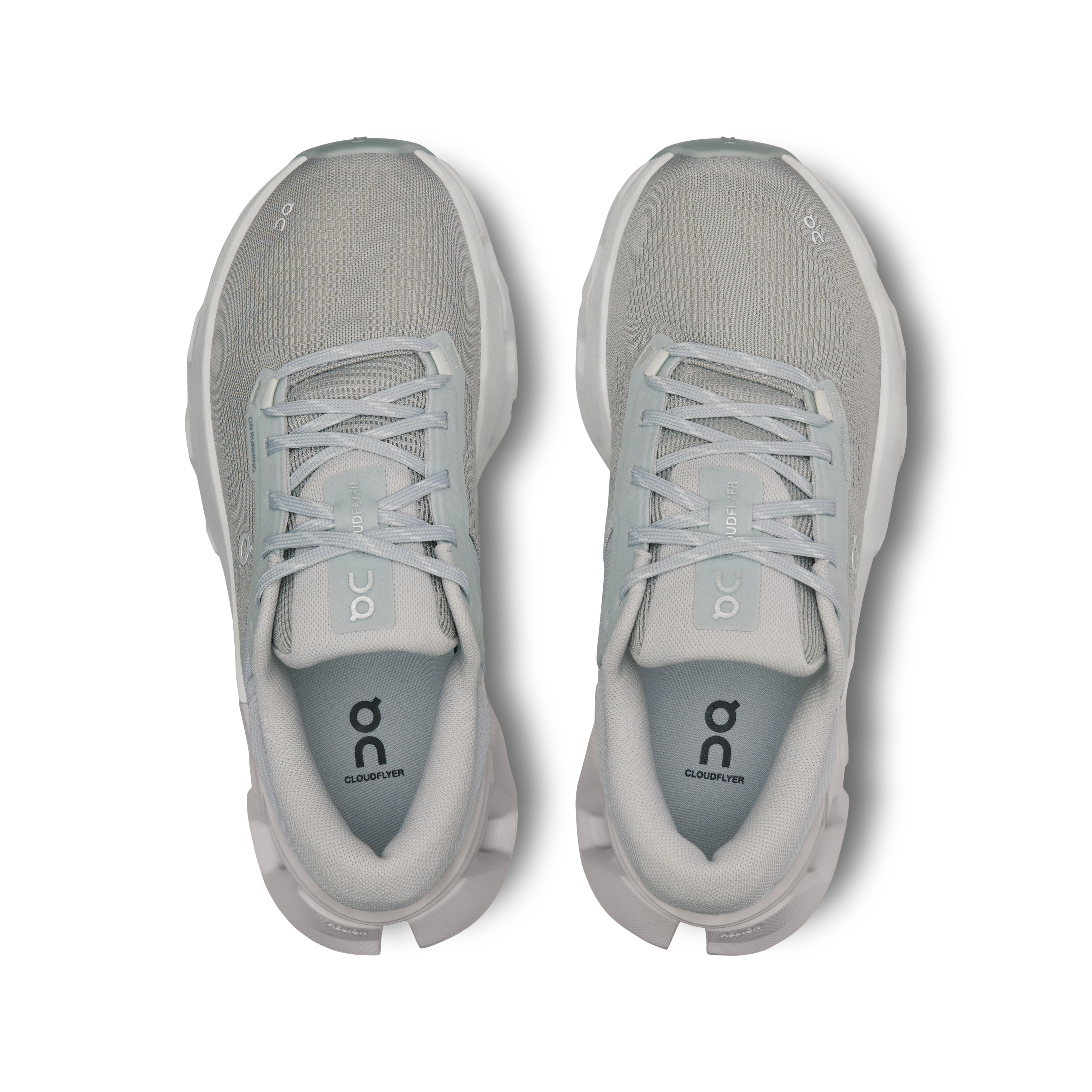 On Cloudflyer 5 Glacier & Wolf Women Road running Shoes