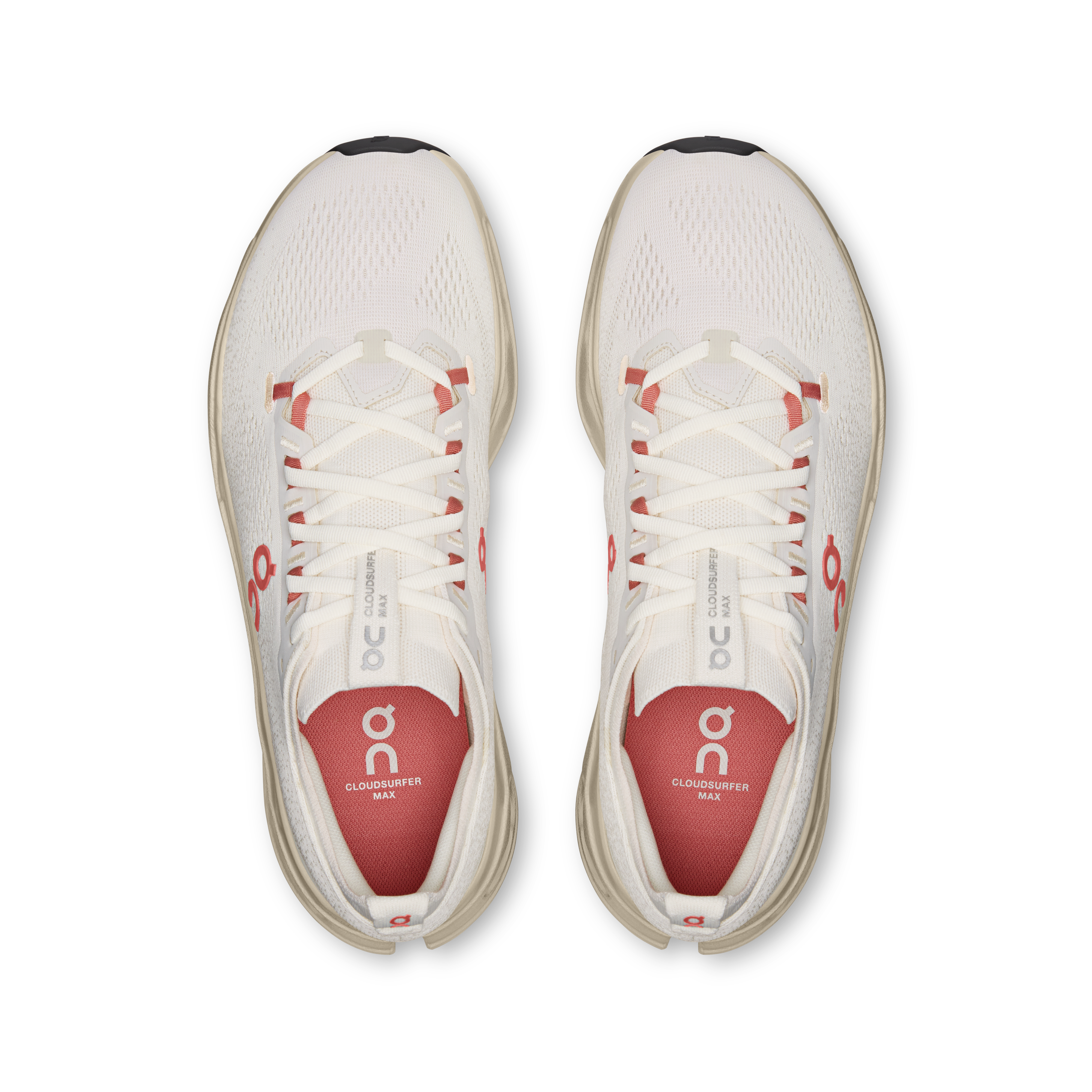 On Cloudsurfer Max Ivory & Dustrose Men Road running Shoes