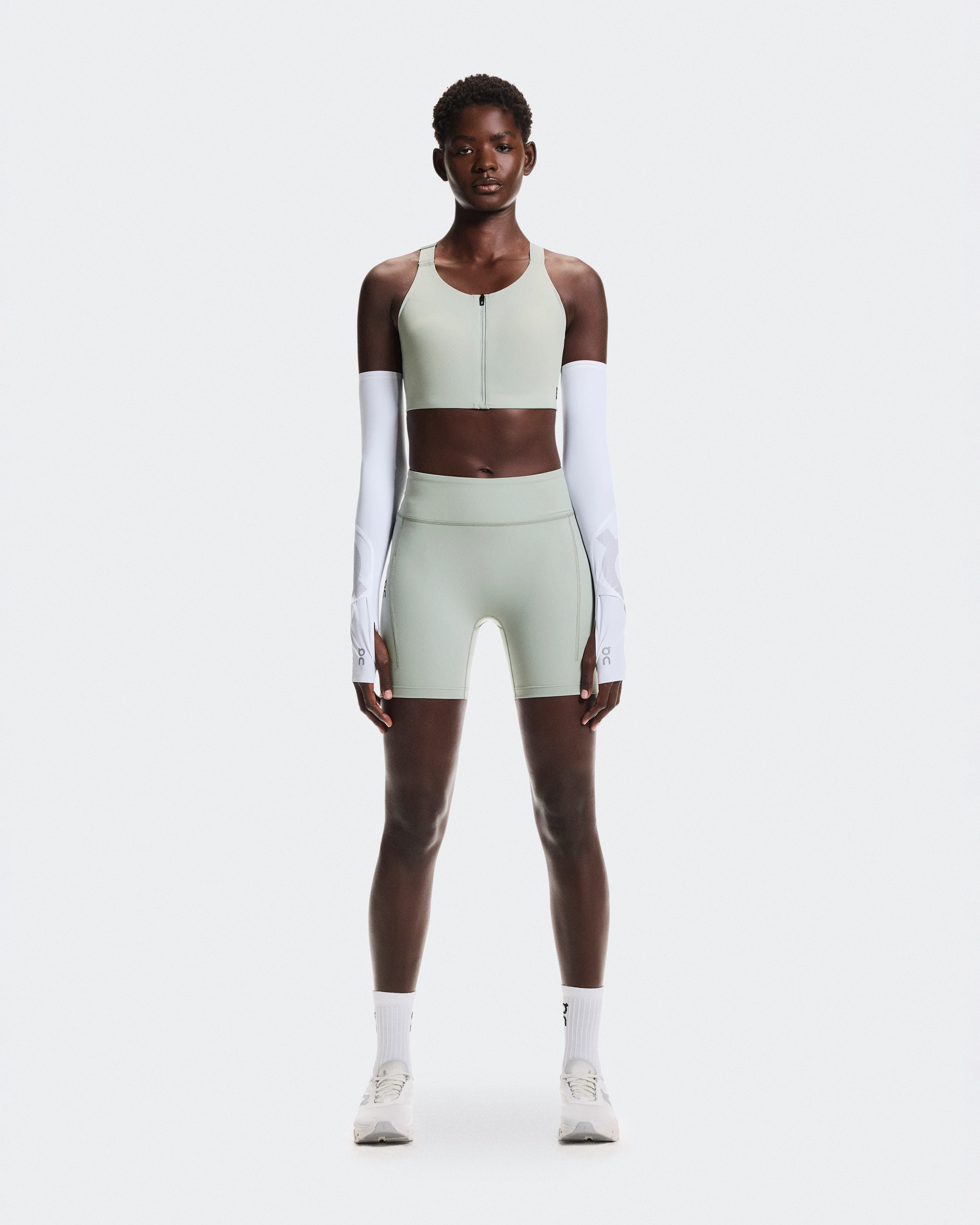 On Endurance Bra Zip Tin Women Bras