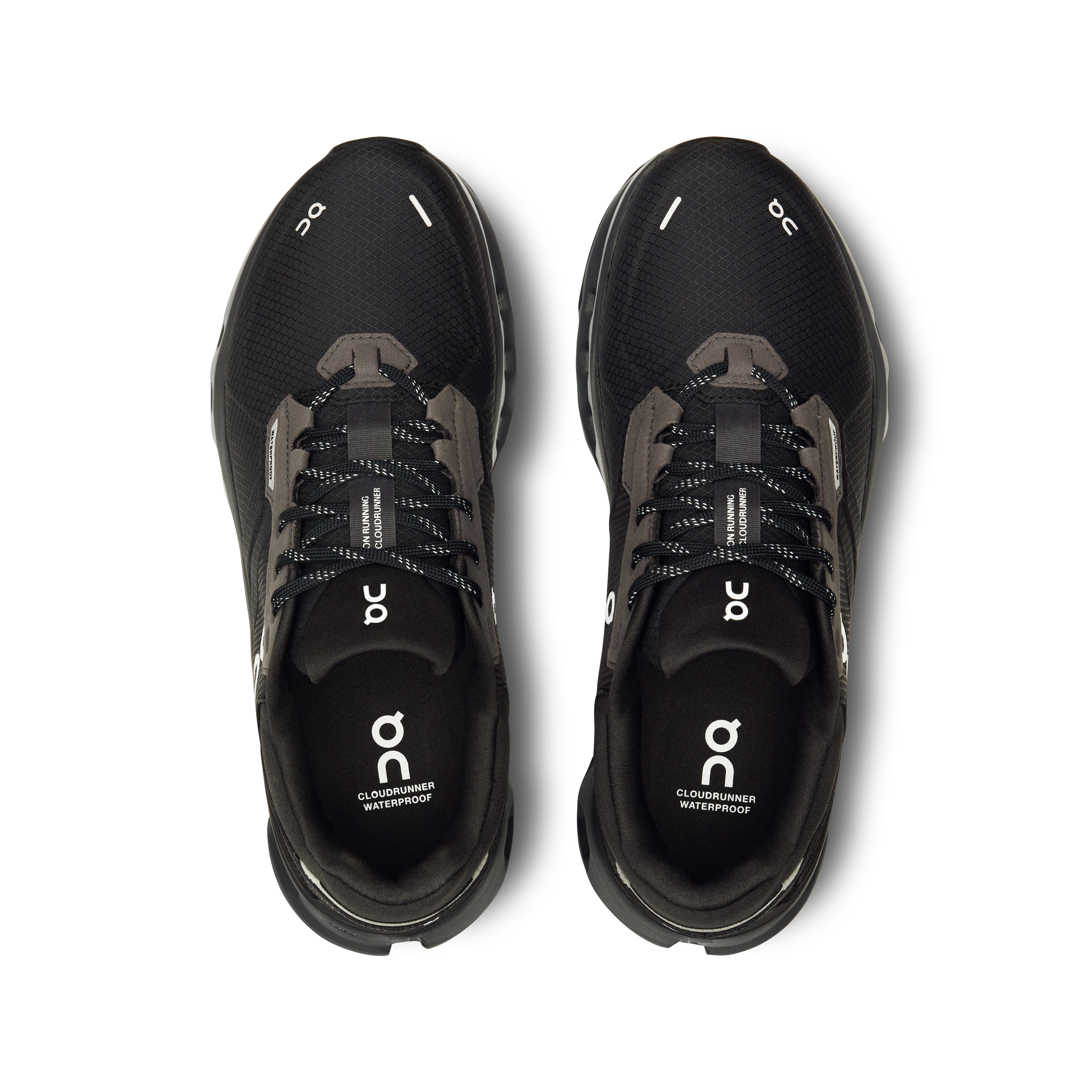On Cloudrunner 2 Waterproof Magnet & Black Women Road running Shoes