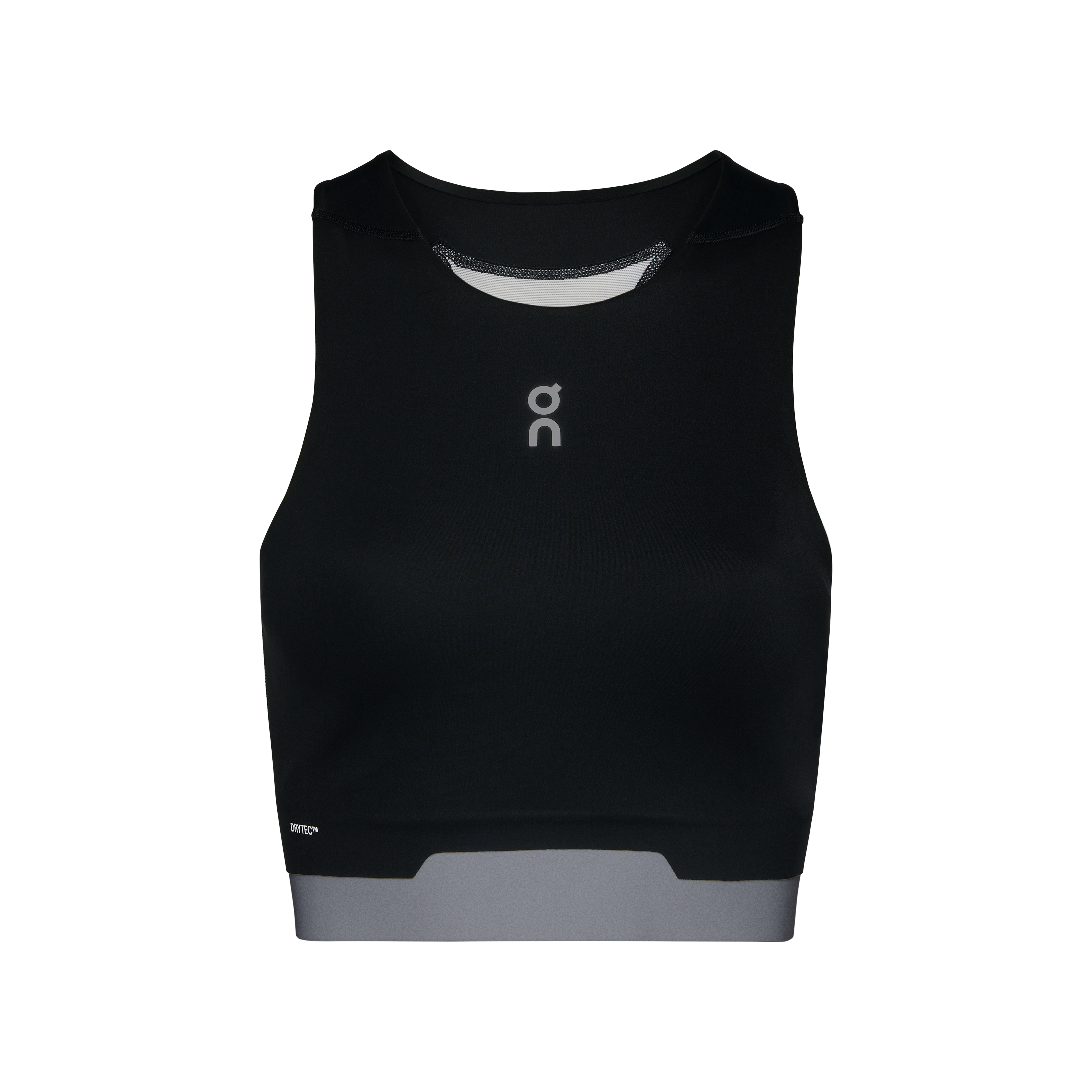 Train 2-in-1 Crop Shirt in Black
