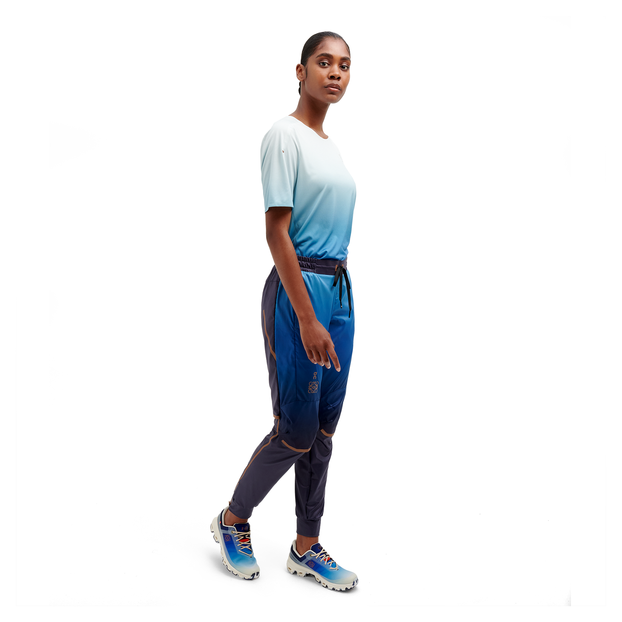 On Running Pants LOEWE Gradient Blue Women Pants