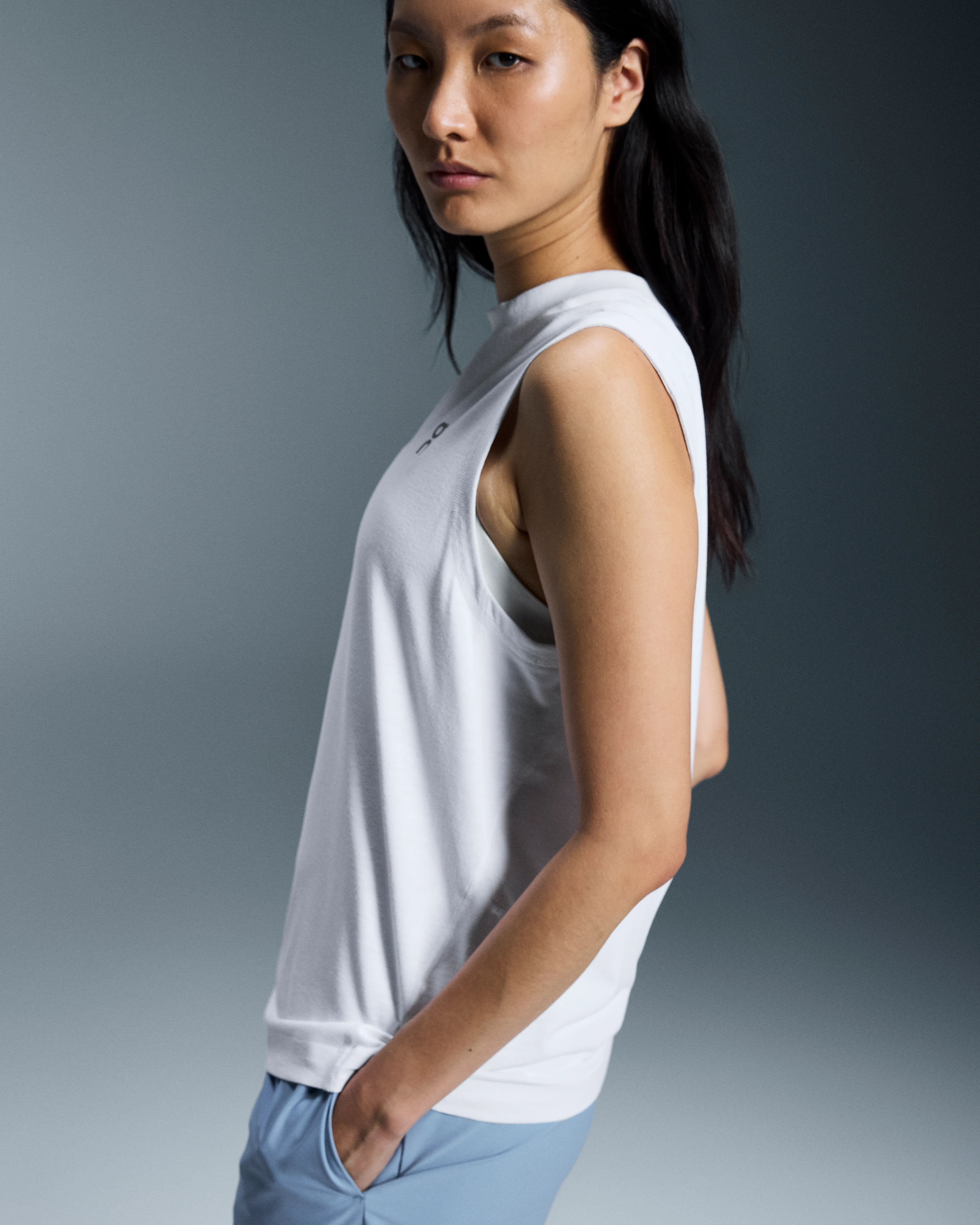 On Train Tank White Women Tops and t-shirts