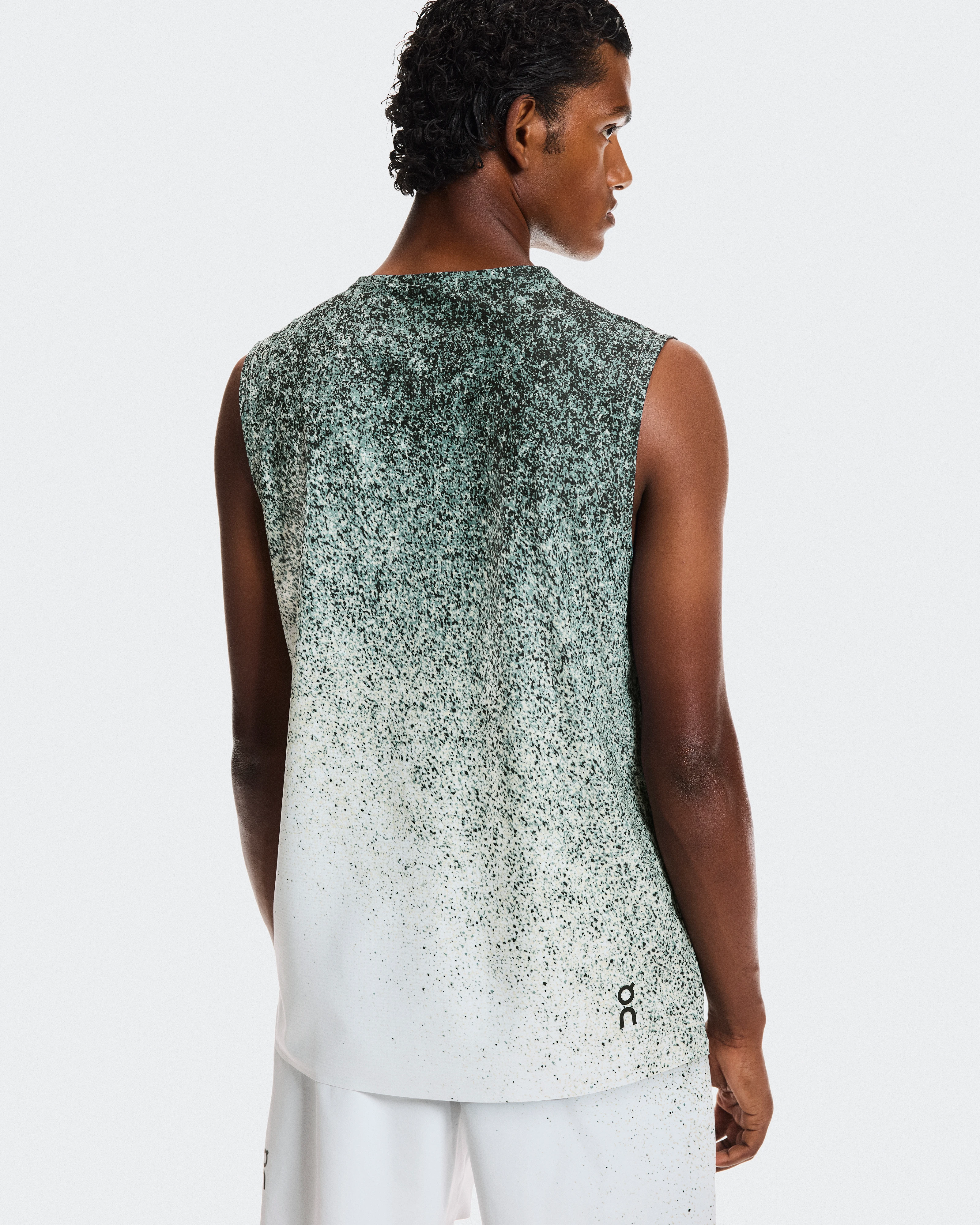 On Court Tank Fade Mineral & White Men Tops and t-shirts