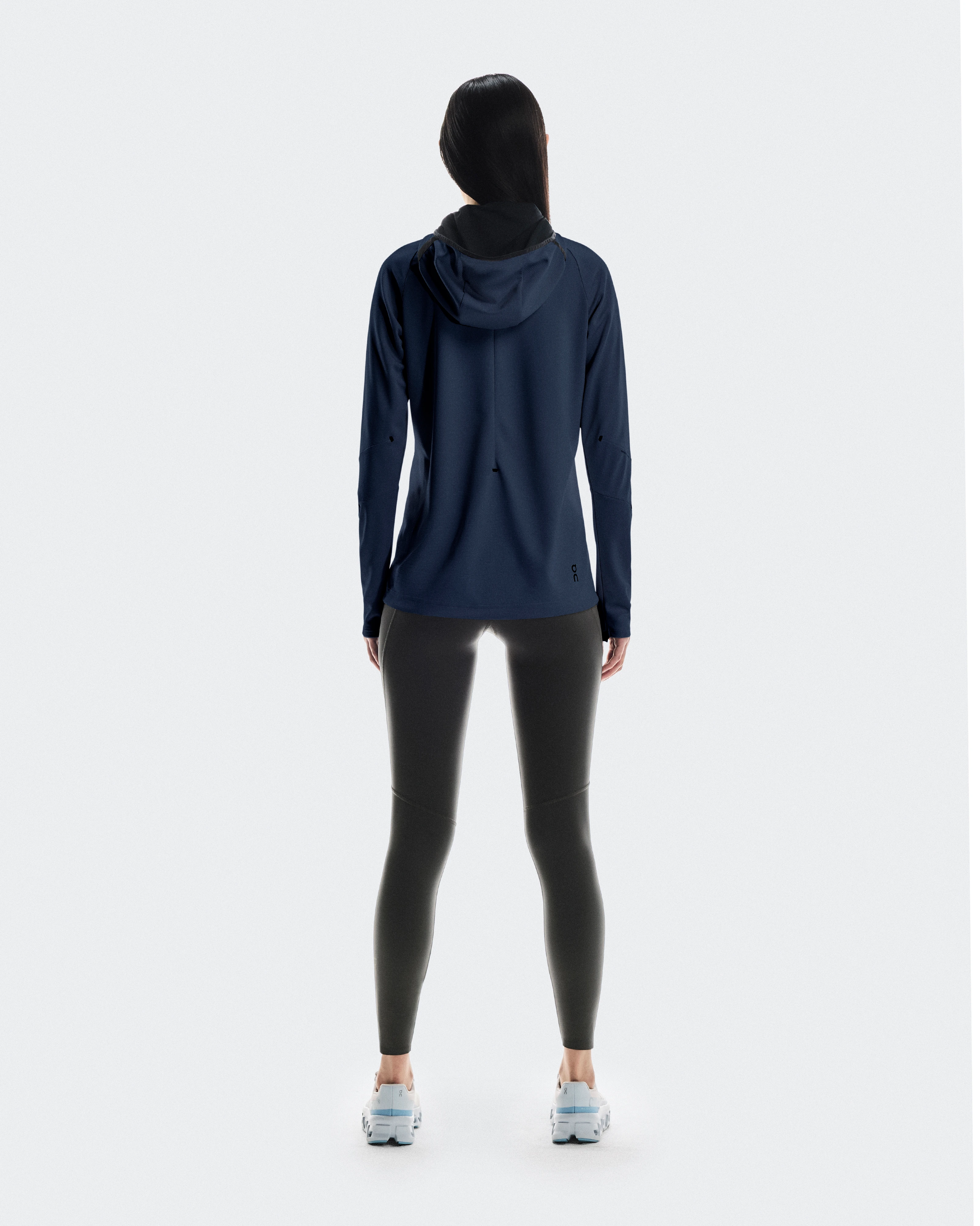 On Climate Zip Hoodie Navy Women Hoodies and sweatshirts