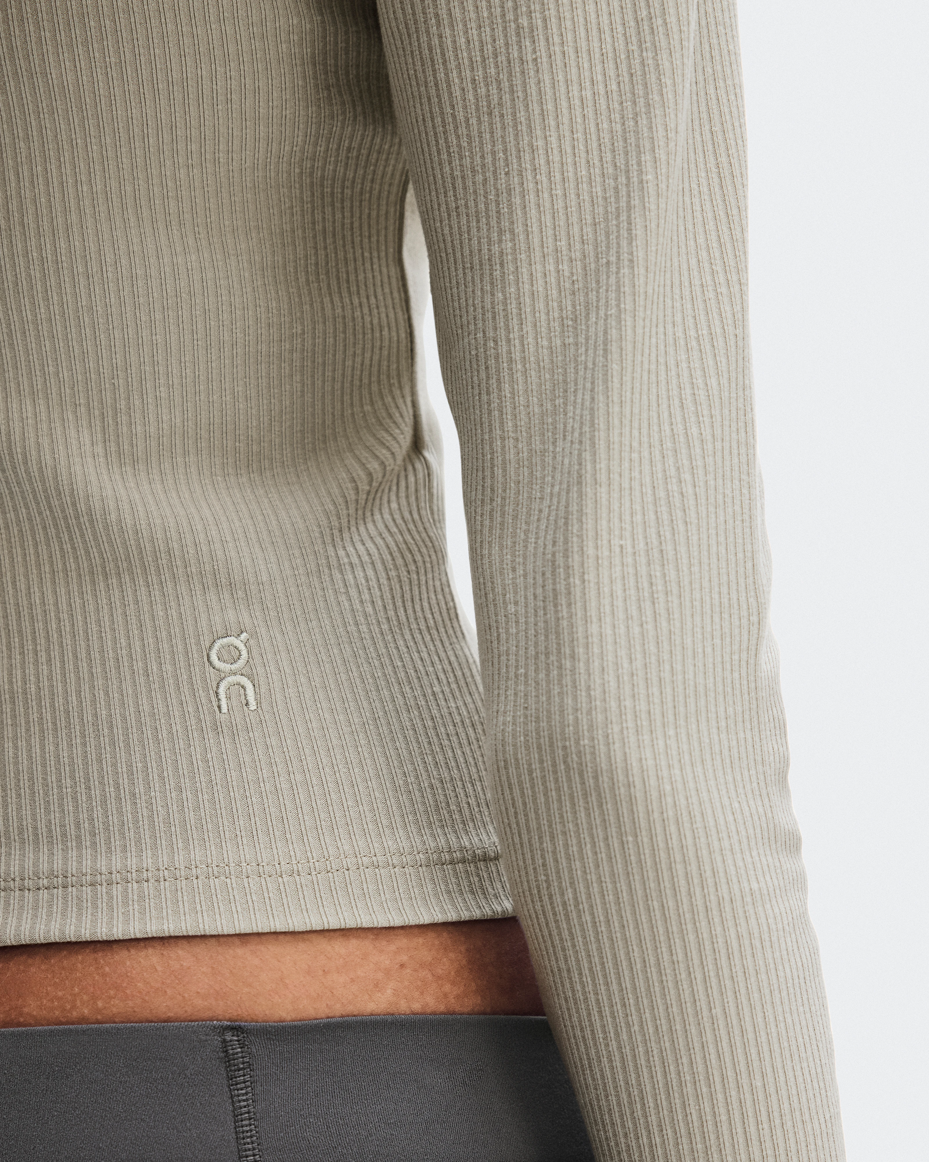 On All-Day Ribbed Long-T Brume Women Tops and t-shirts