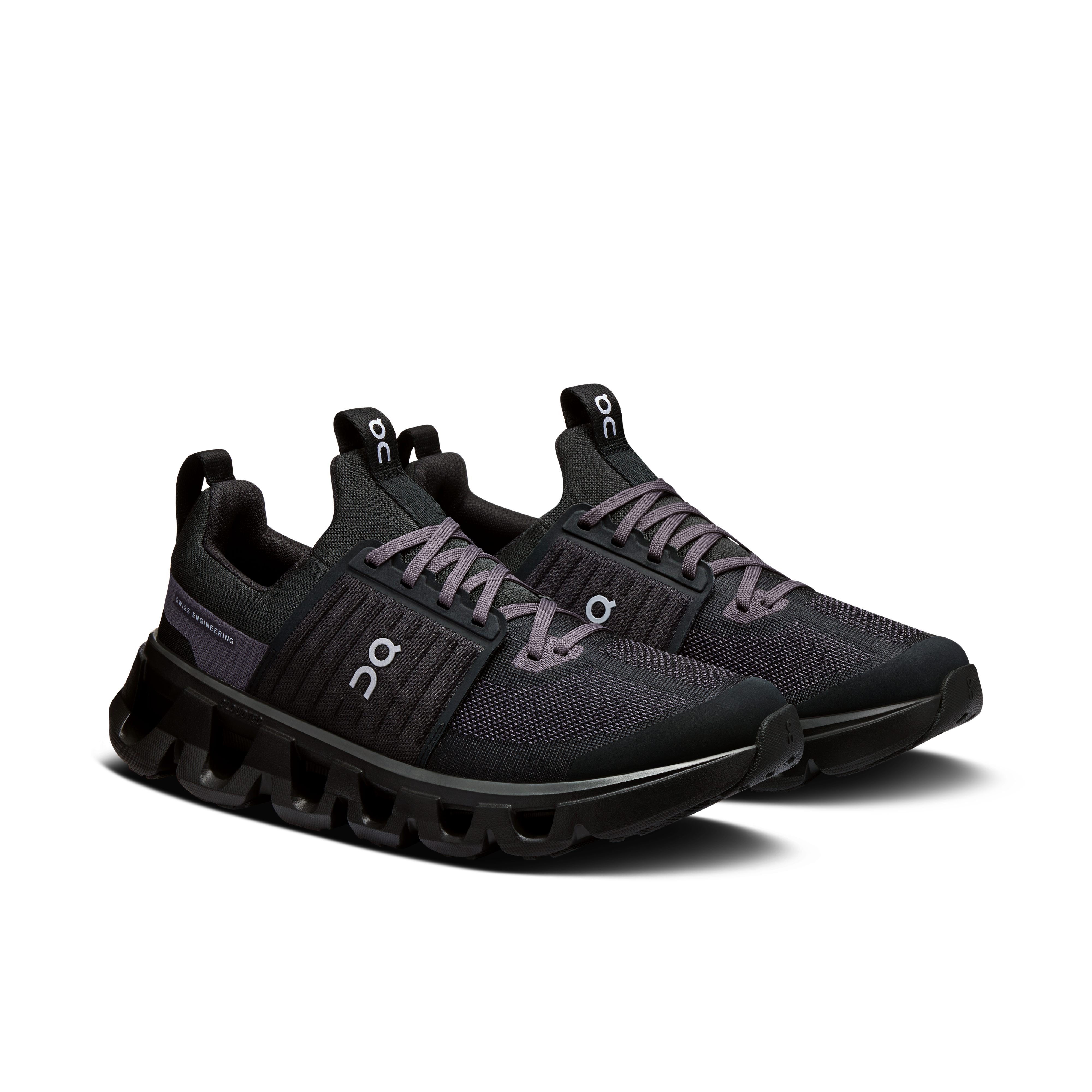 On Cloudswift Youth Black & Eclipse Youth Active life Shoes
