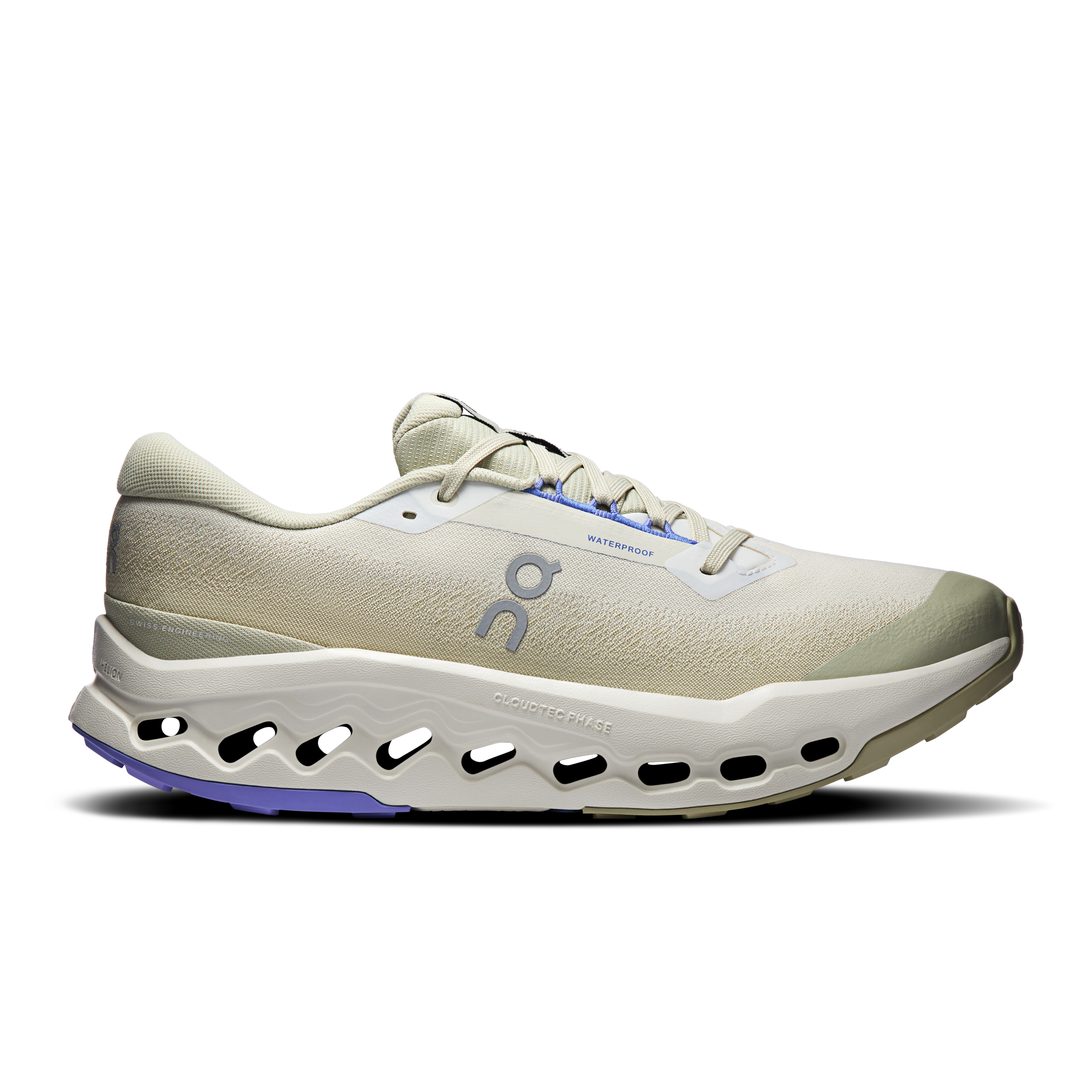 Cloudsurfer Trail 2 Waterproof Trail Running Shoe in Ghost/Chalk