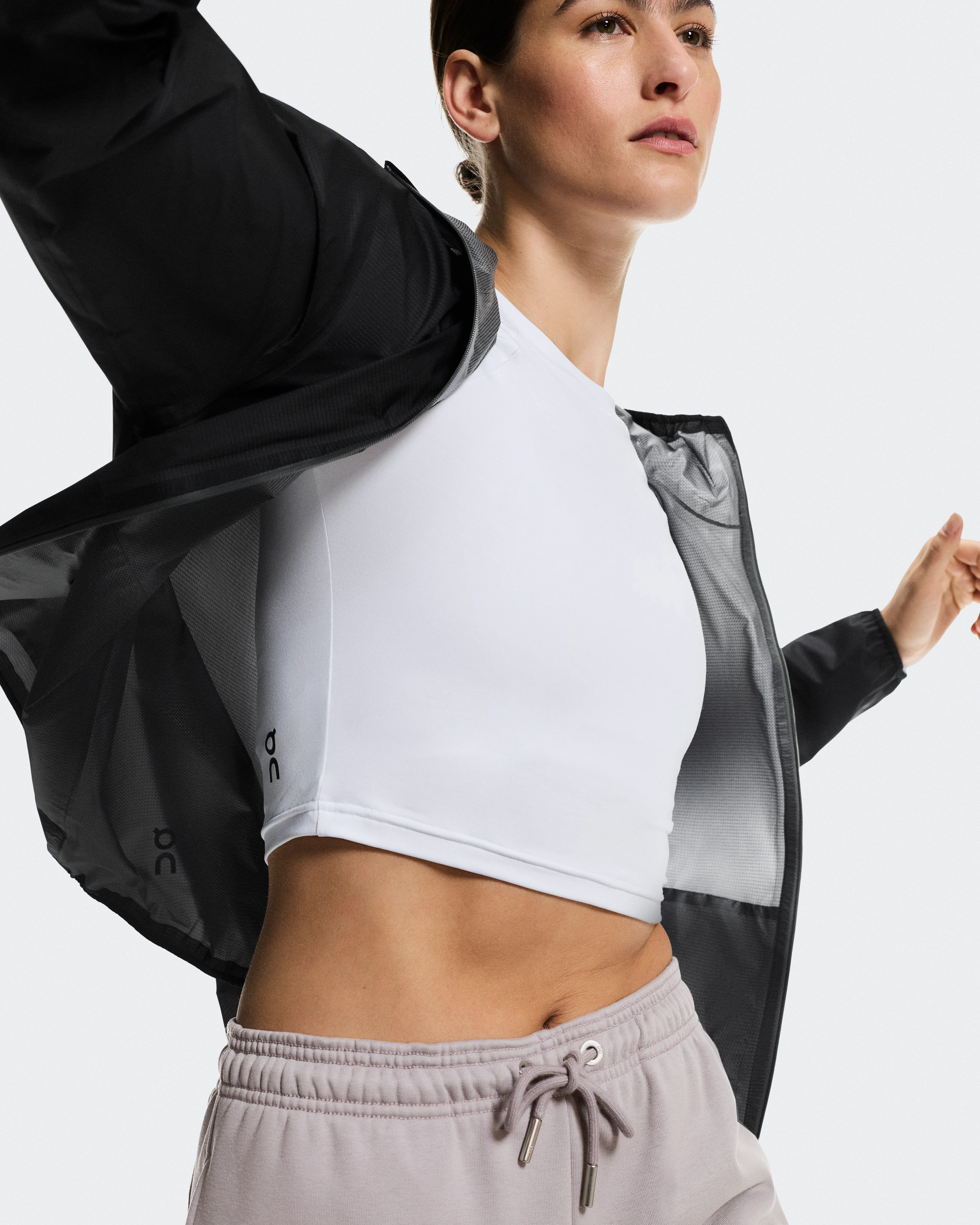 On Explore Lightweight Waterproof Jacket Black Women Jackets