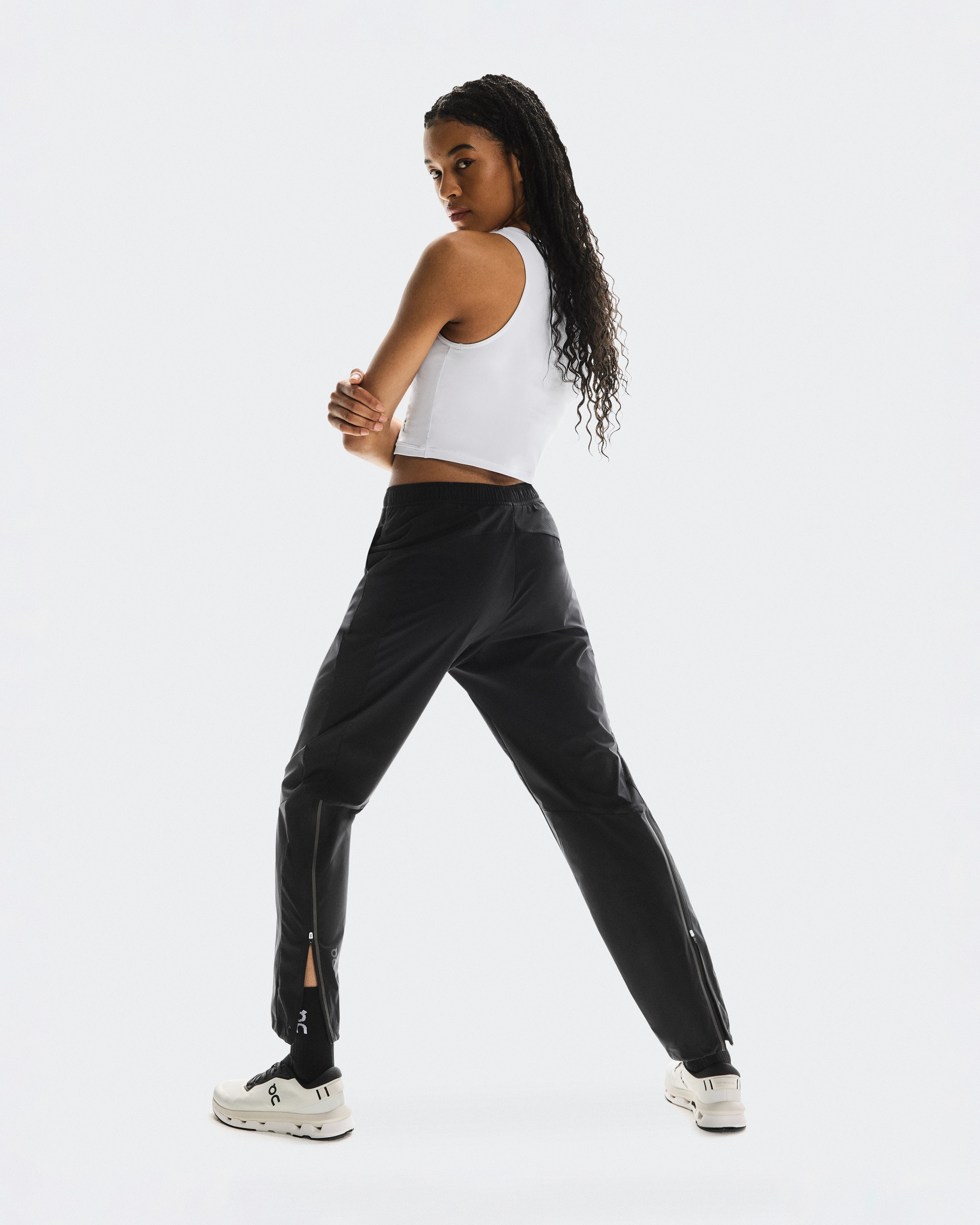 On Track Pants Black Women Pants