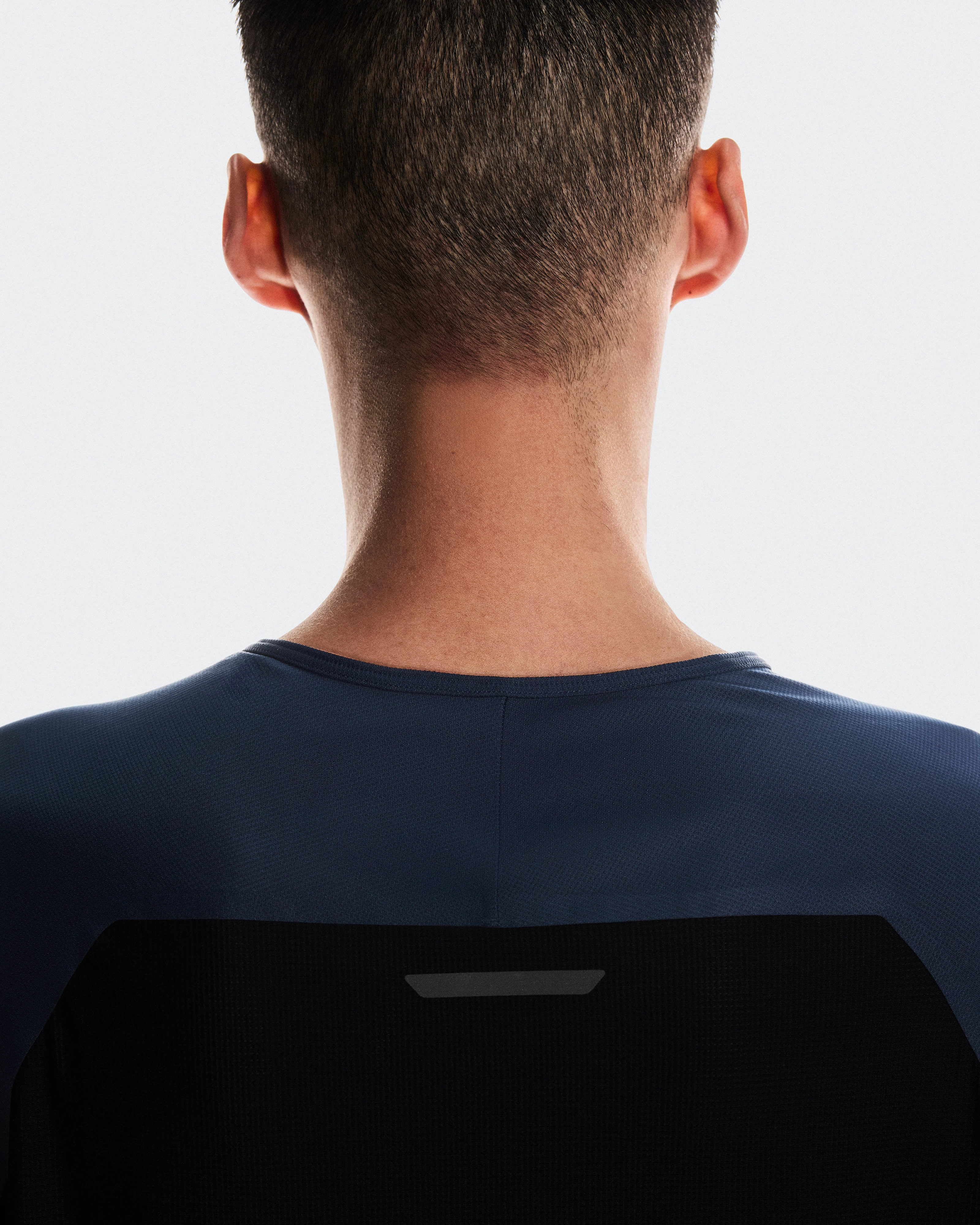 On Performance Long-T Navy & Black Men Tops and t-shirts