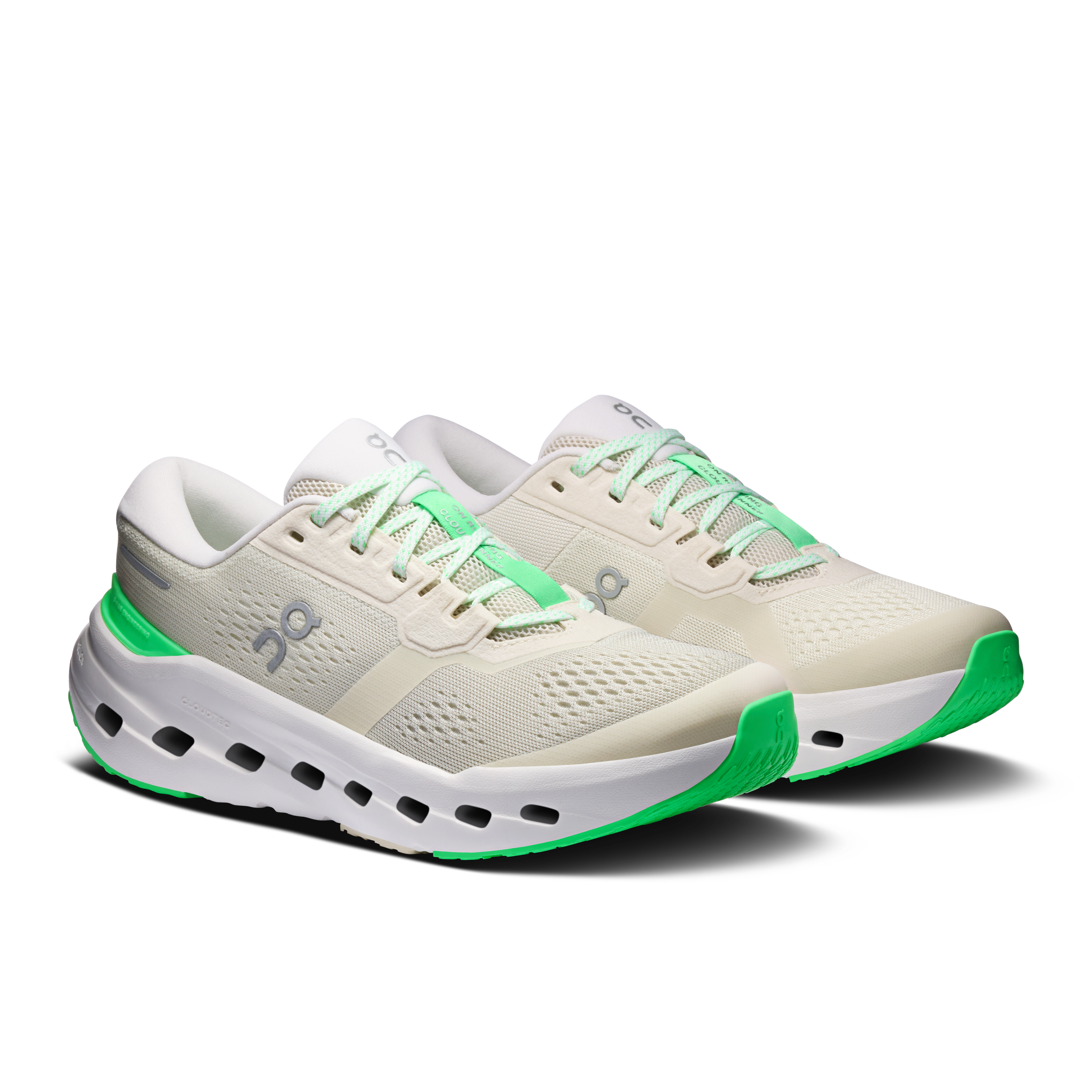 On Cloudrunner 3 Ghost & Verdite Women Road running Shoes