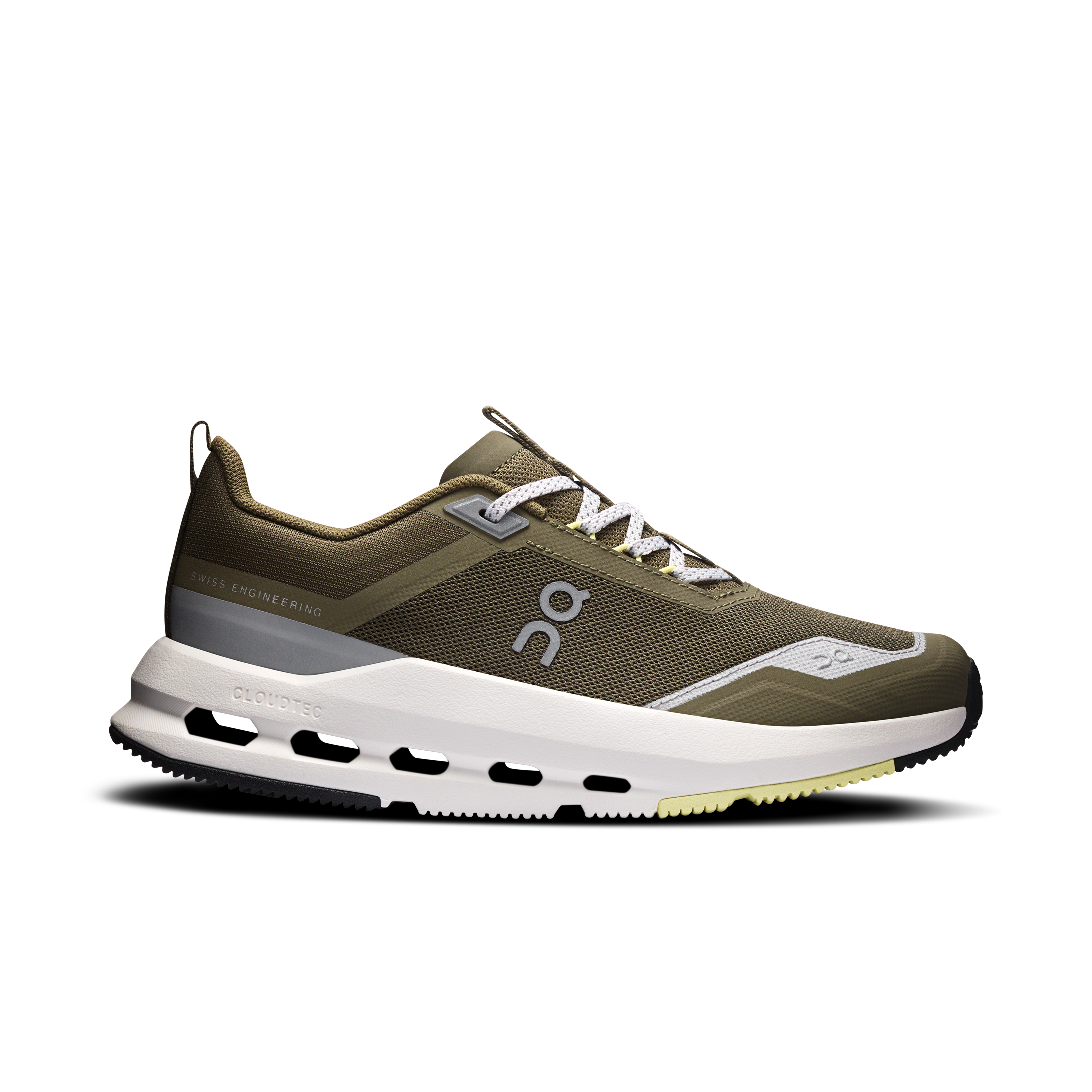 On Cloudnova Youth Olive & Limelight Youth – Multi-purpose, 8-12 year olds, all-day comfort Shoes