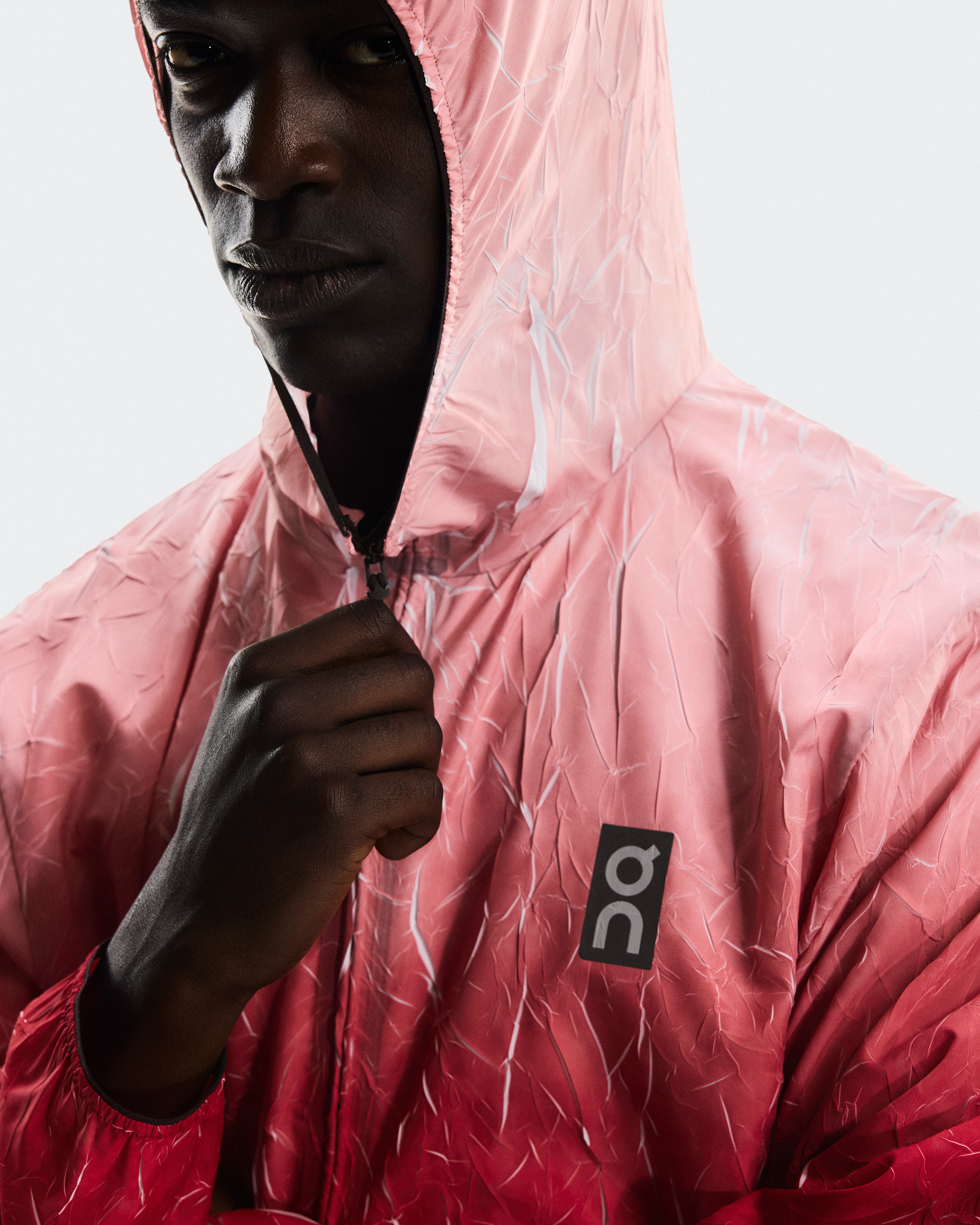 On Pace Run Jacket Red Men Jackets