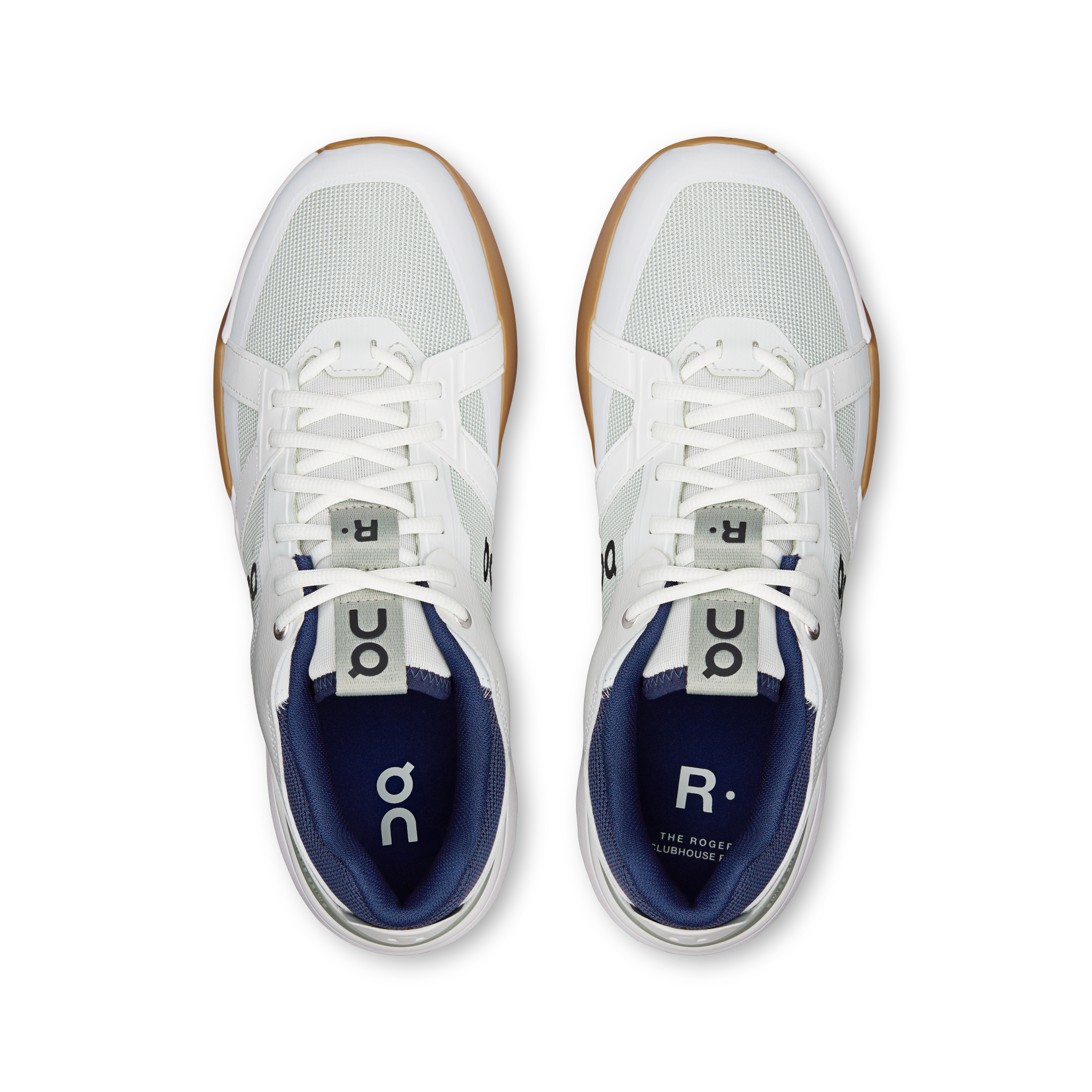 On THE ROGER Clubhouse Pro White & Iceberg Men Tennis Shoes