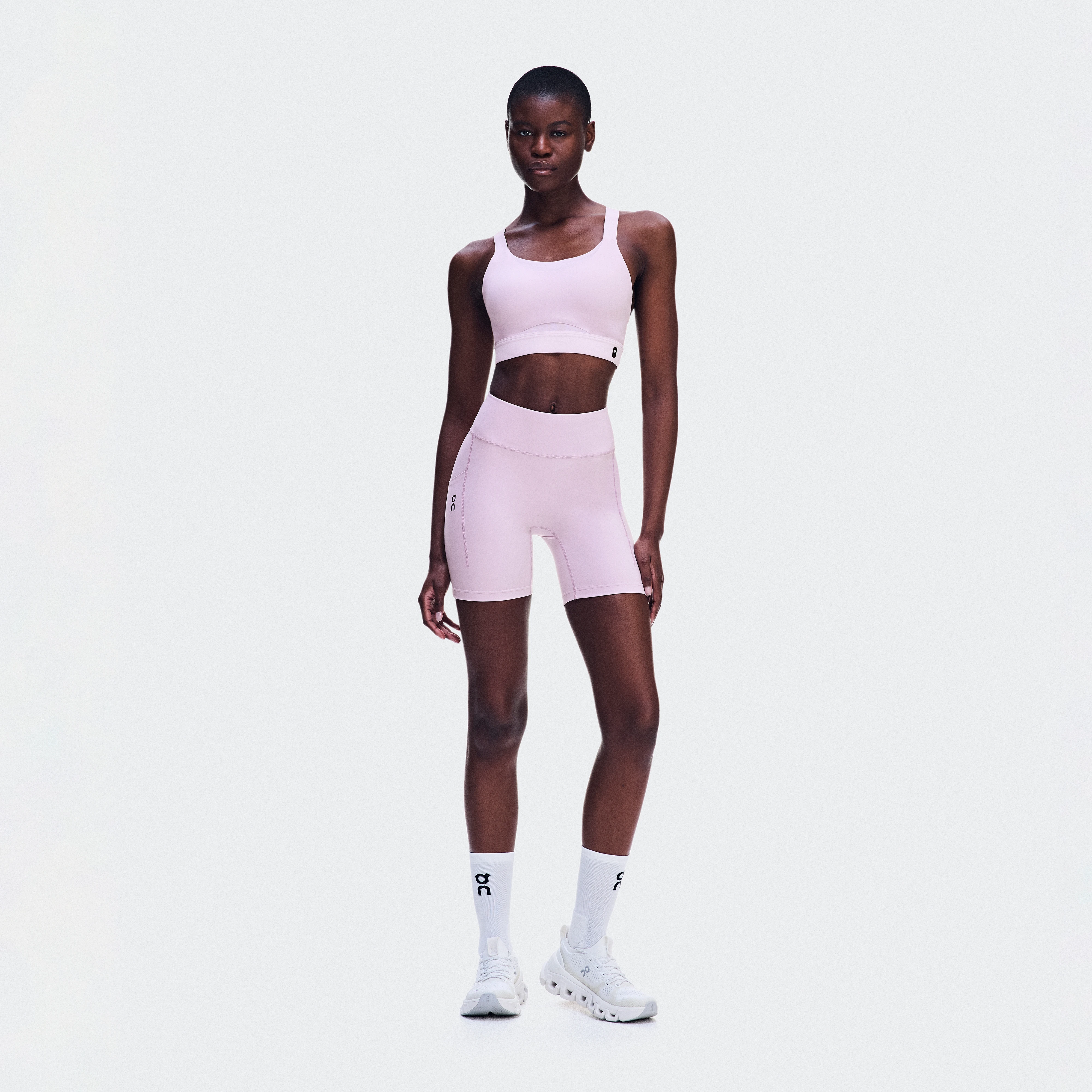 On Performance Tights Short Foxglove Women – Road running, training Tights Shorts