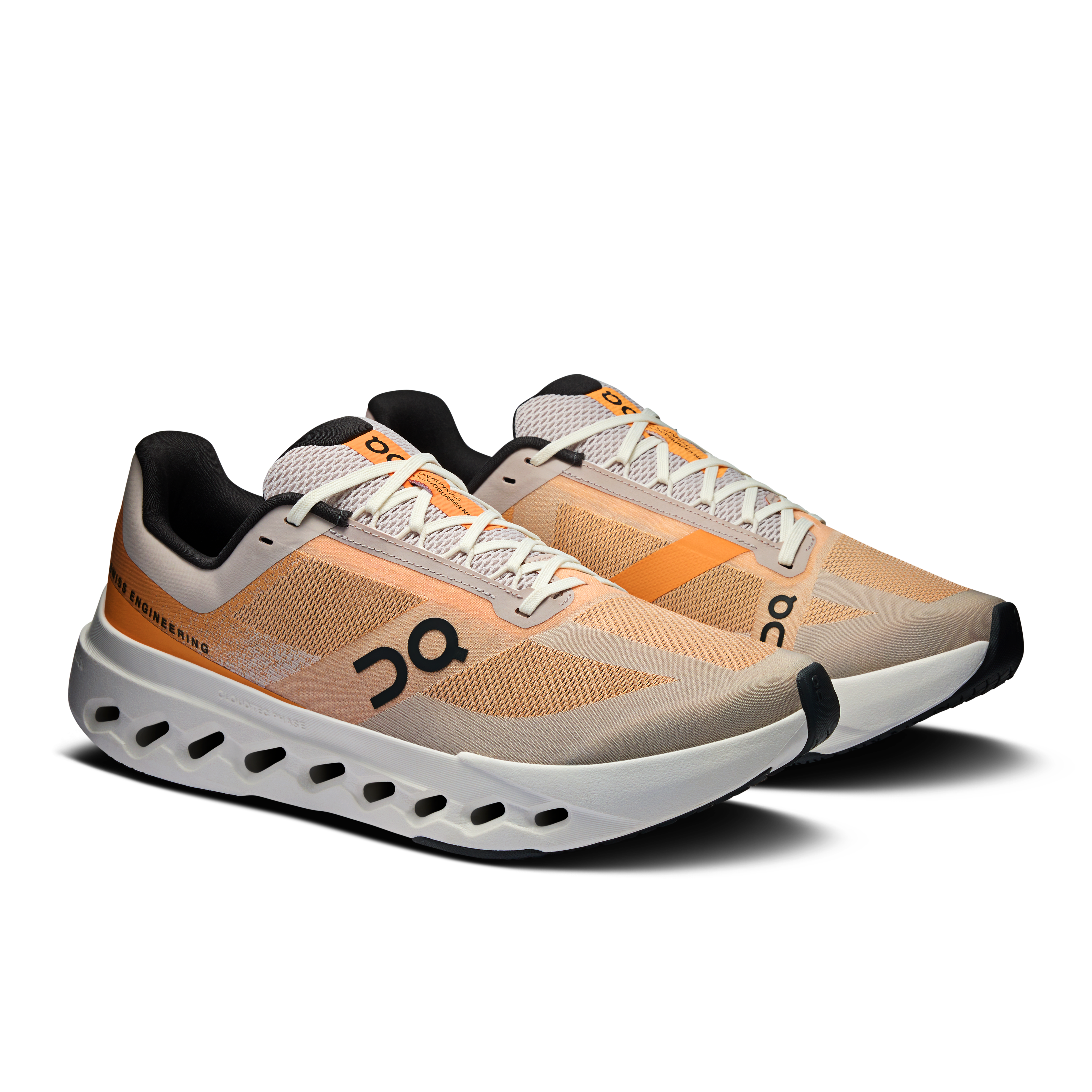 On Cloudsurfer Next Tangerine & Ivory Men Road running Shoes