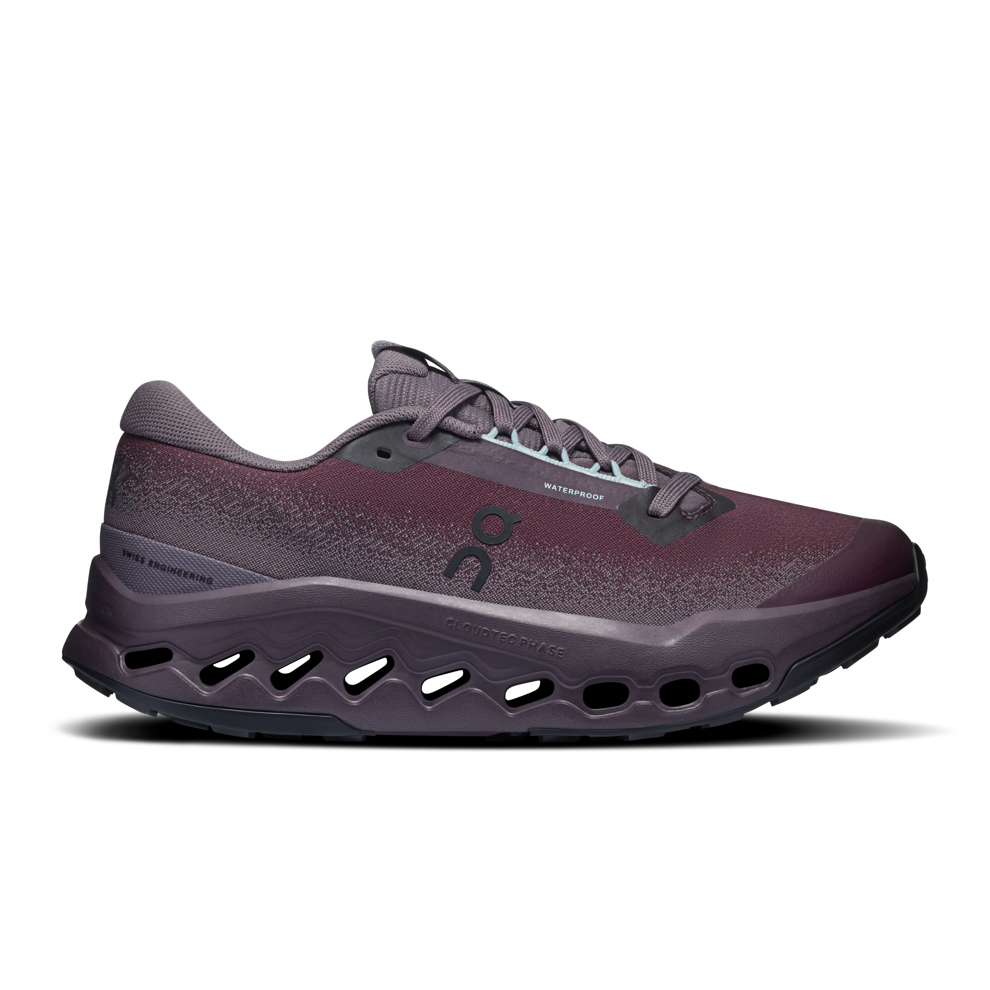 Cloudsurfer Trail 2 Waterproof Trail Running Shoe in Urchin/Pebble