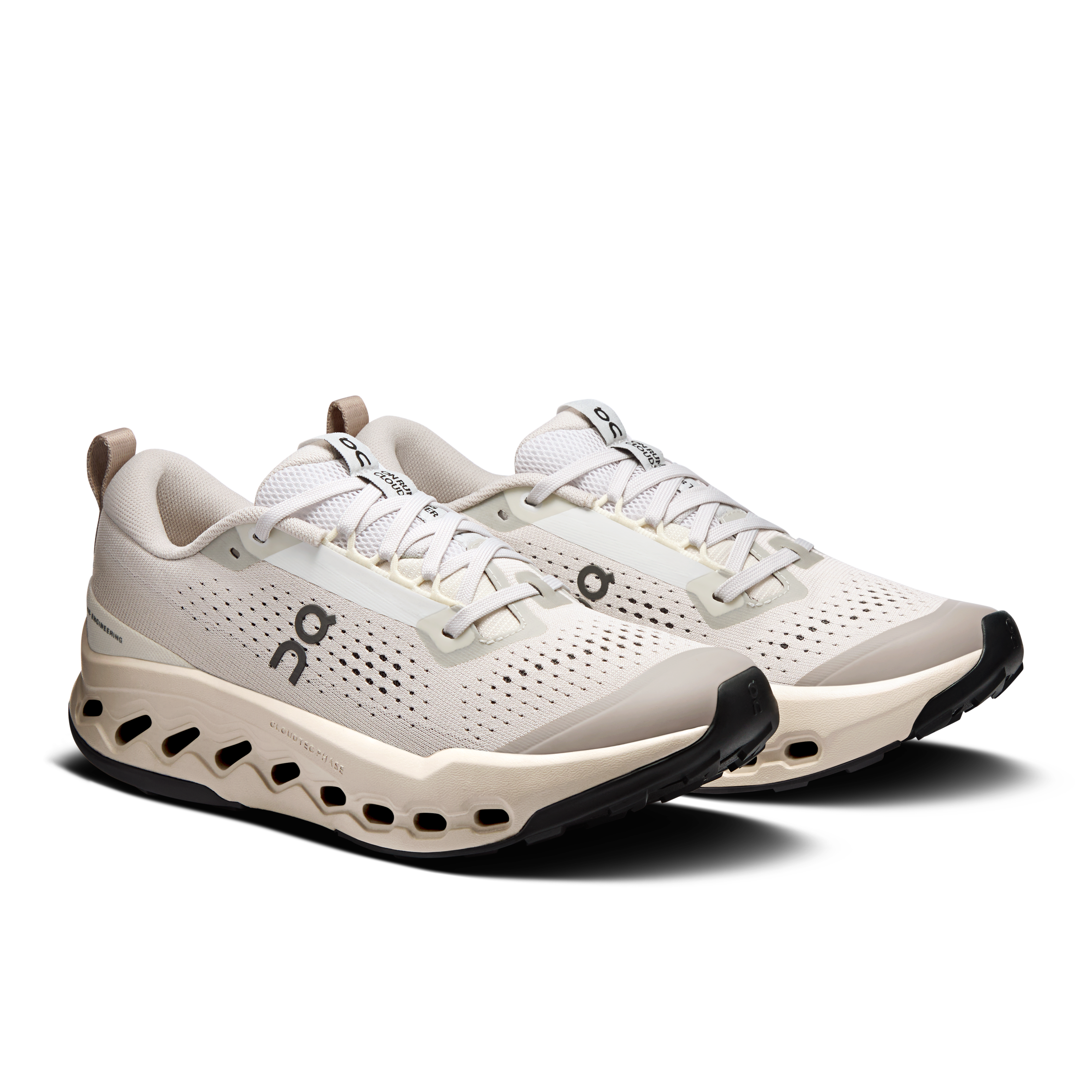 On Cloudsurfer Trail 2 Frost & Truffle Women Trail running Shoes
