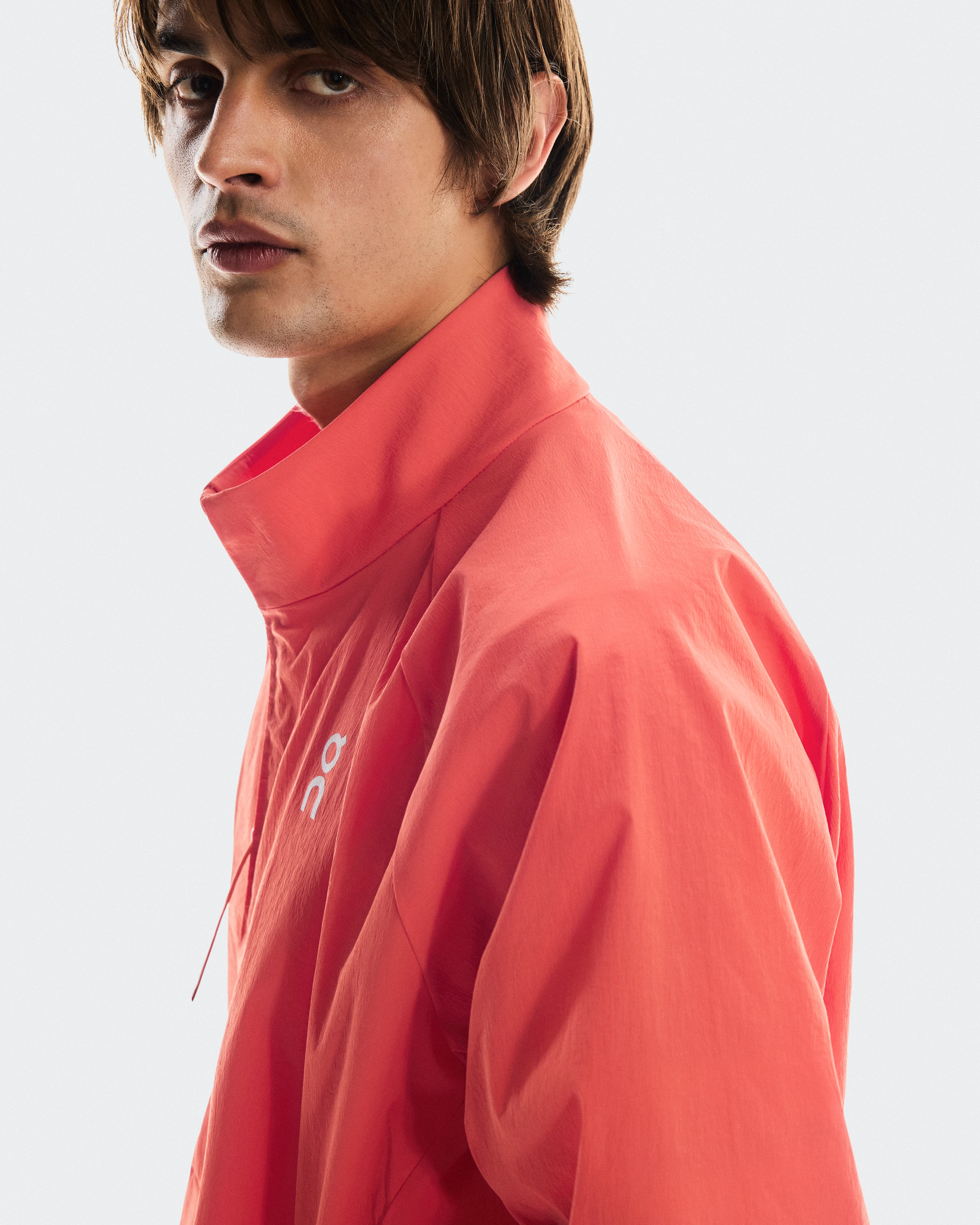 On All-Day 1/2 Zip Jacket Coral Men Jackets