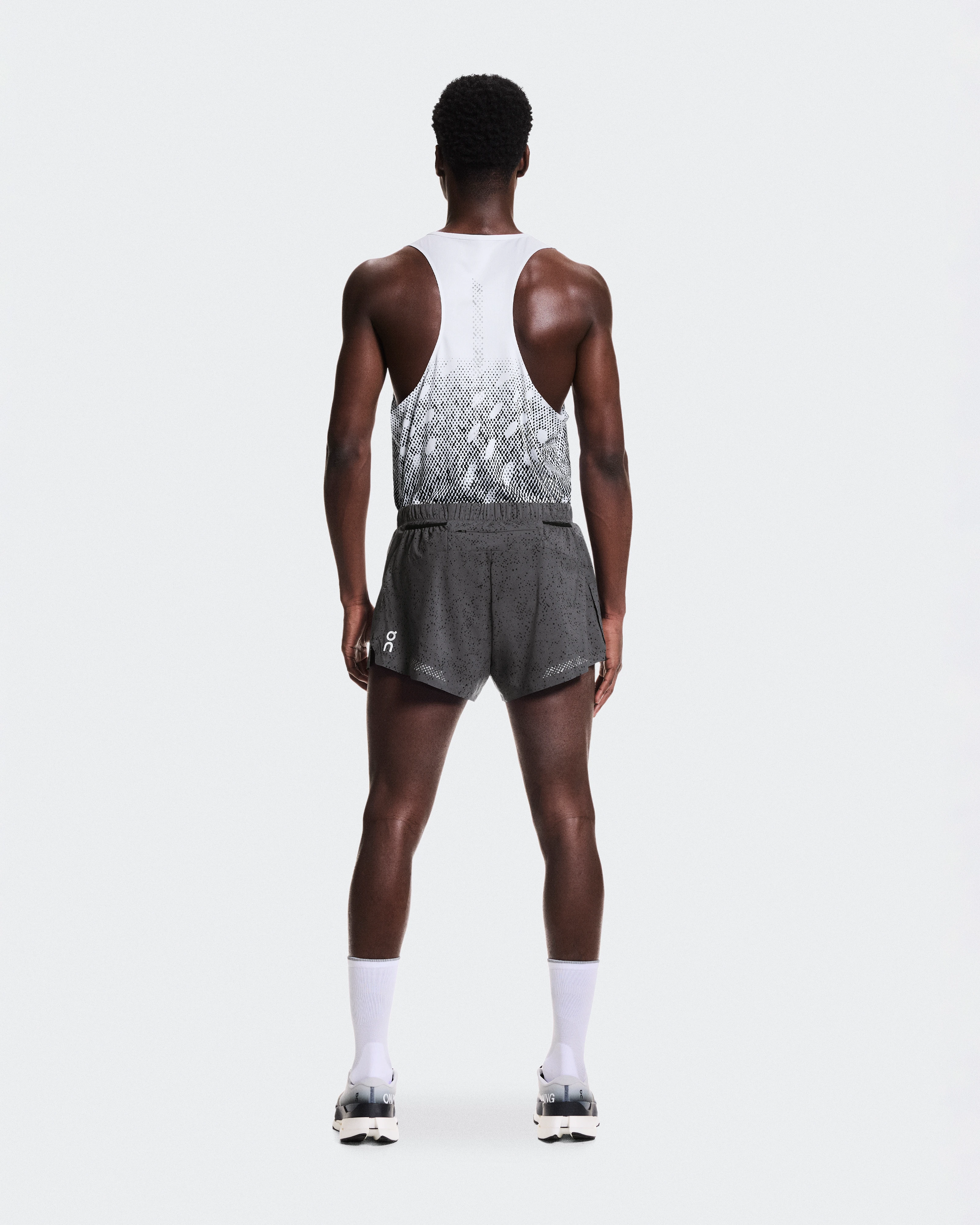 On Zero Shorts Iron & Black Men Shorts