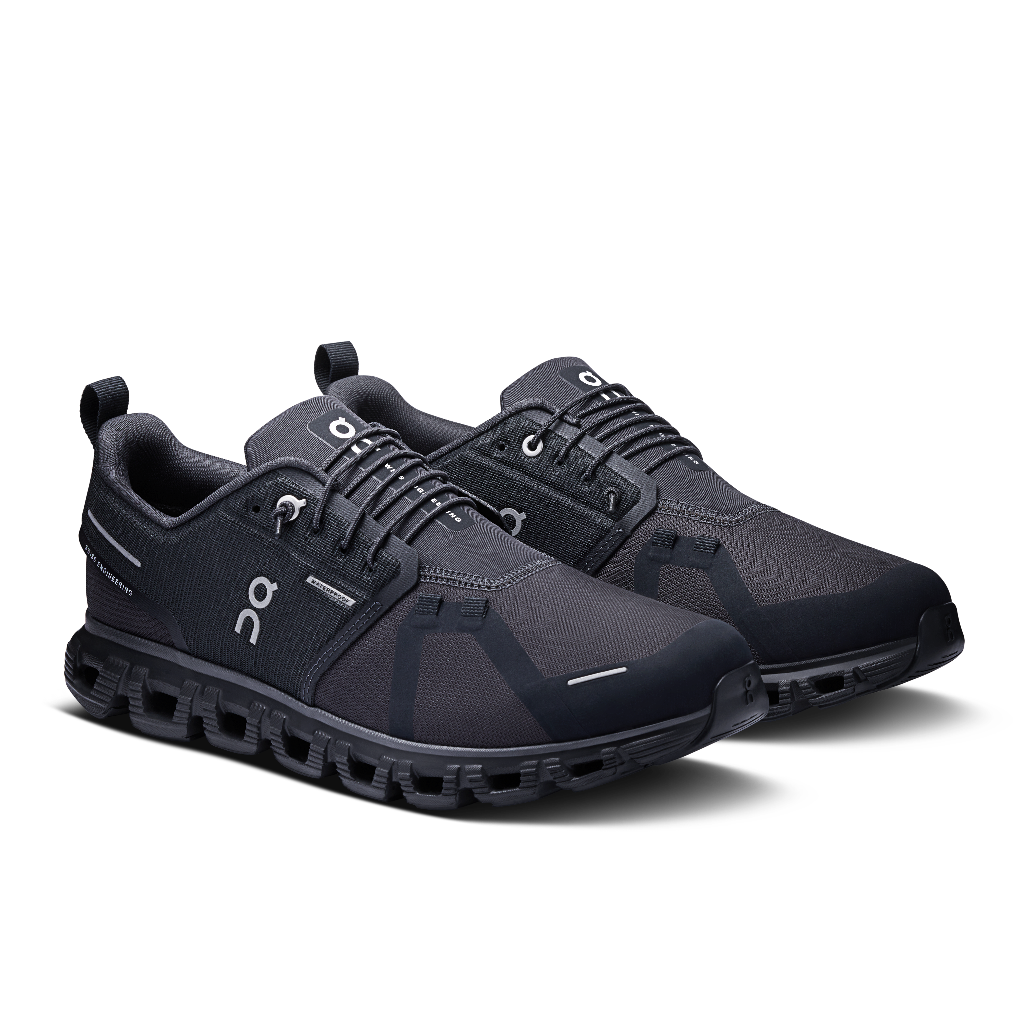 On Cloud 6 Waterproof Black & Black Men Active life Shoes