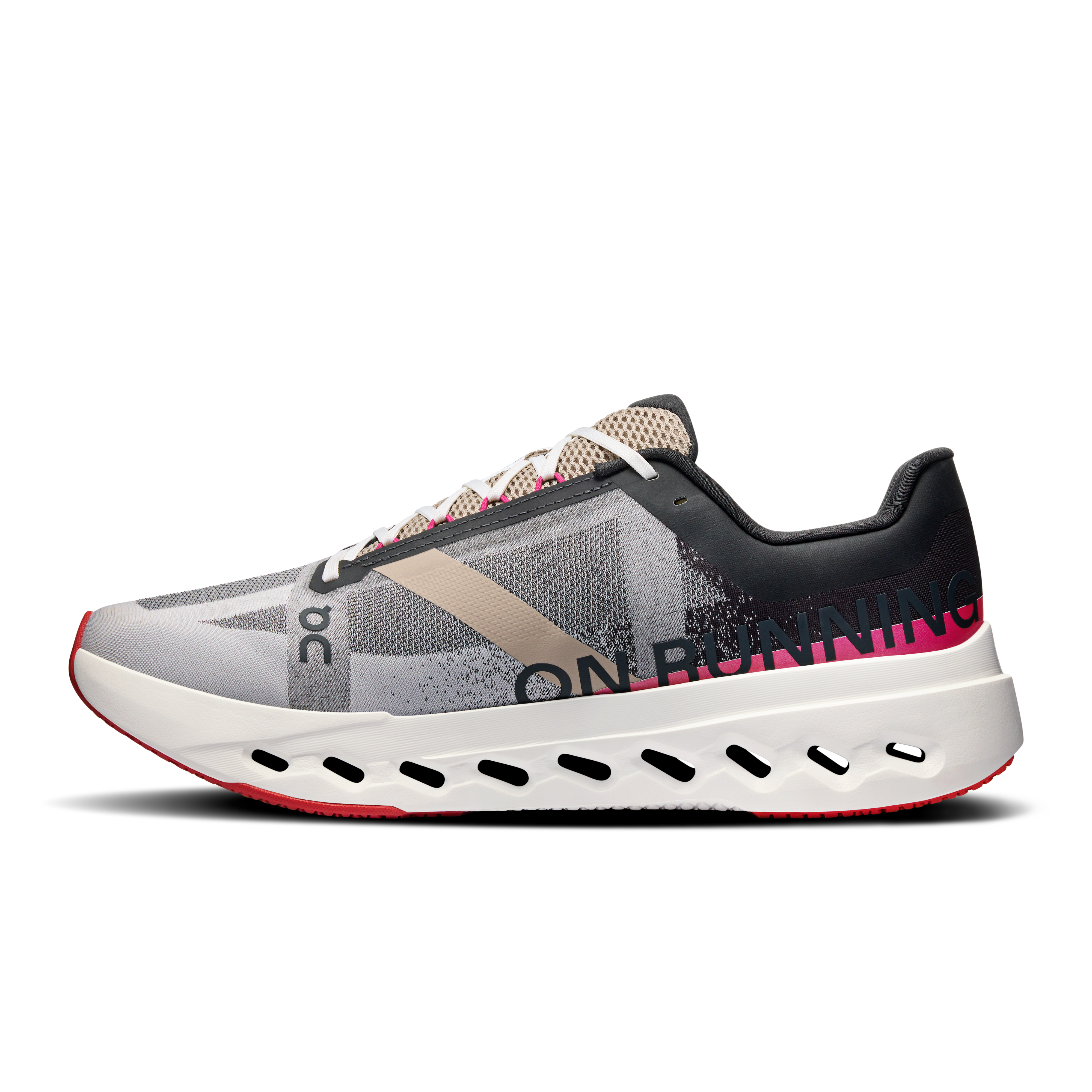 On Cloudsurfer Next Black & White Men Road running Shoes