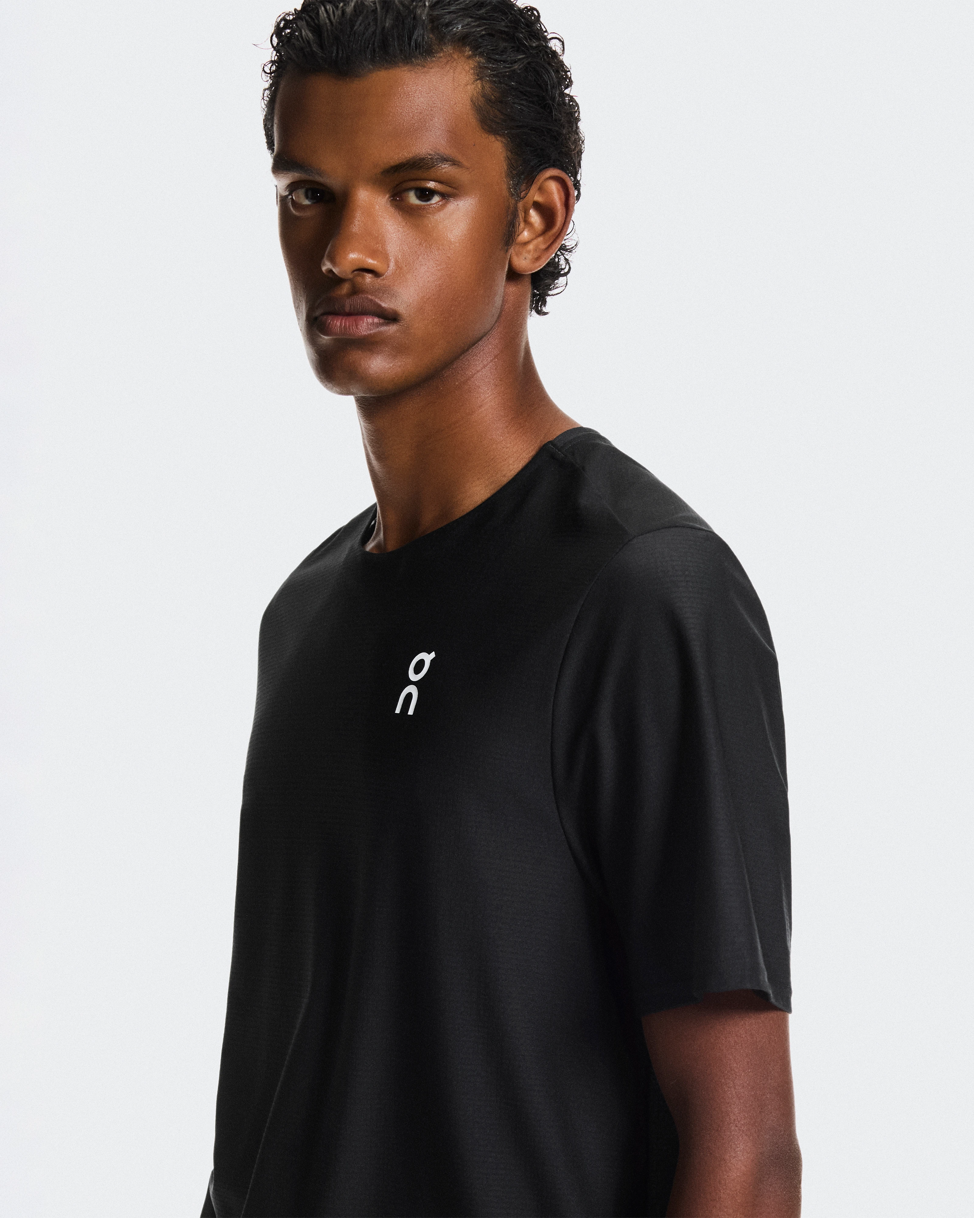 On Court-T Black Men Tops and t-shirts